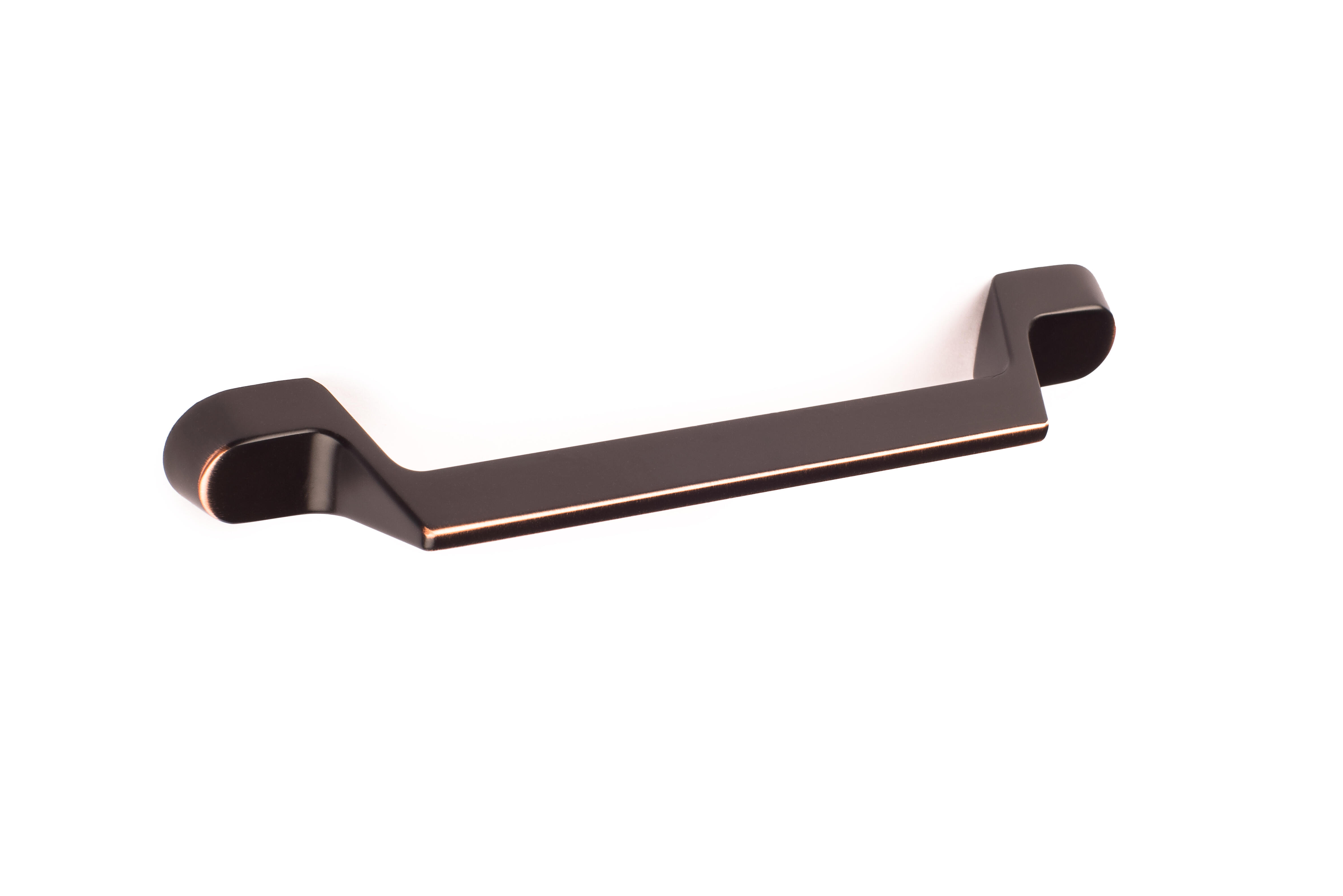 Poignée de meuble Elegance, zamak noir brossé, entraxe 128 mm | Leroy
