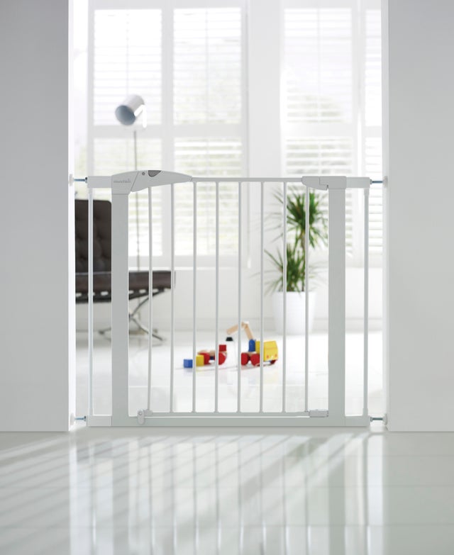 Extension 7 cm métal blanc pour barrière de sécurité MUNCHKIN 