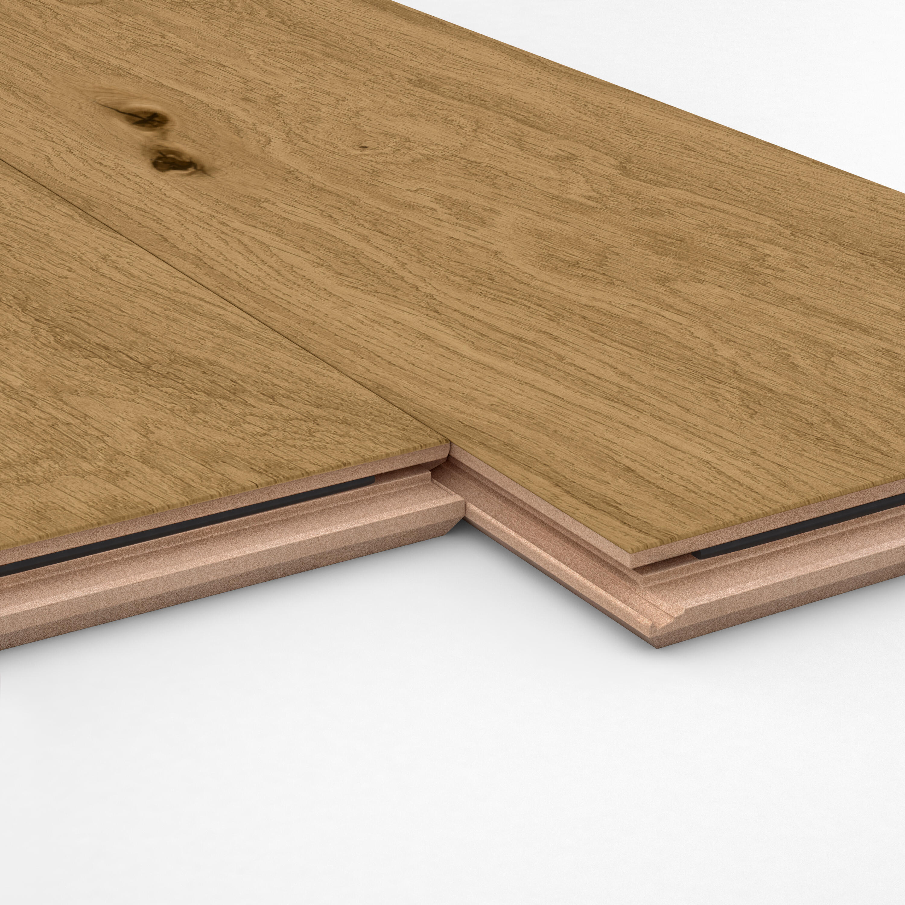 Echantillon Parquet intenso chêne blond vitrifié XL ARTENS - 3