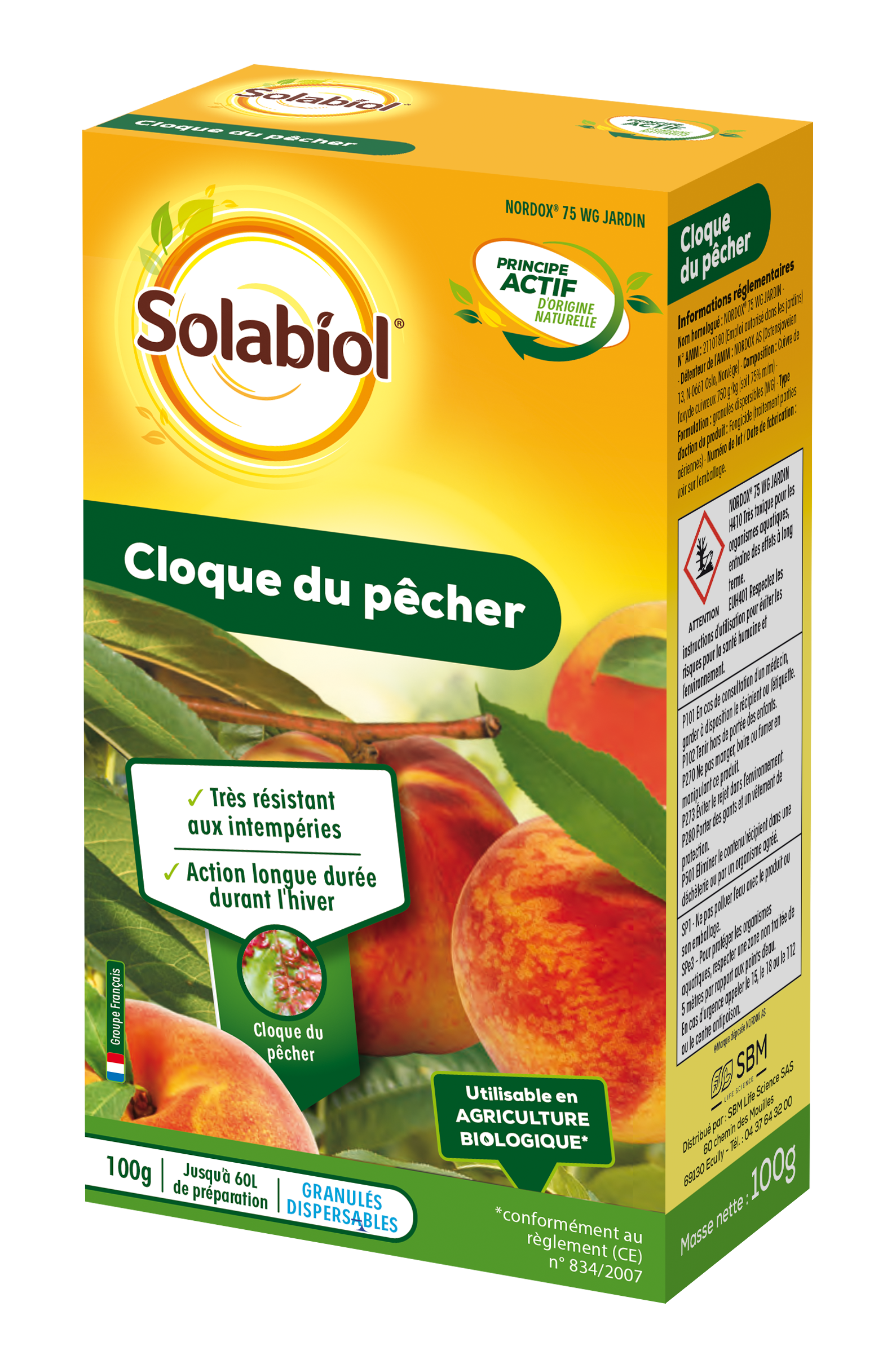 Traitement des maladies cloque du pêcher SOLABIOL, 100g Leroy Merlin — free download