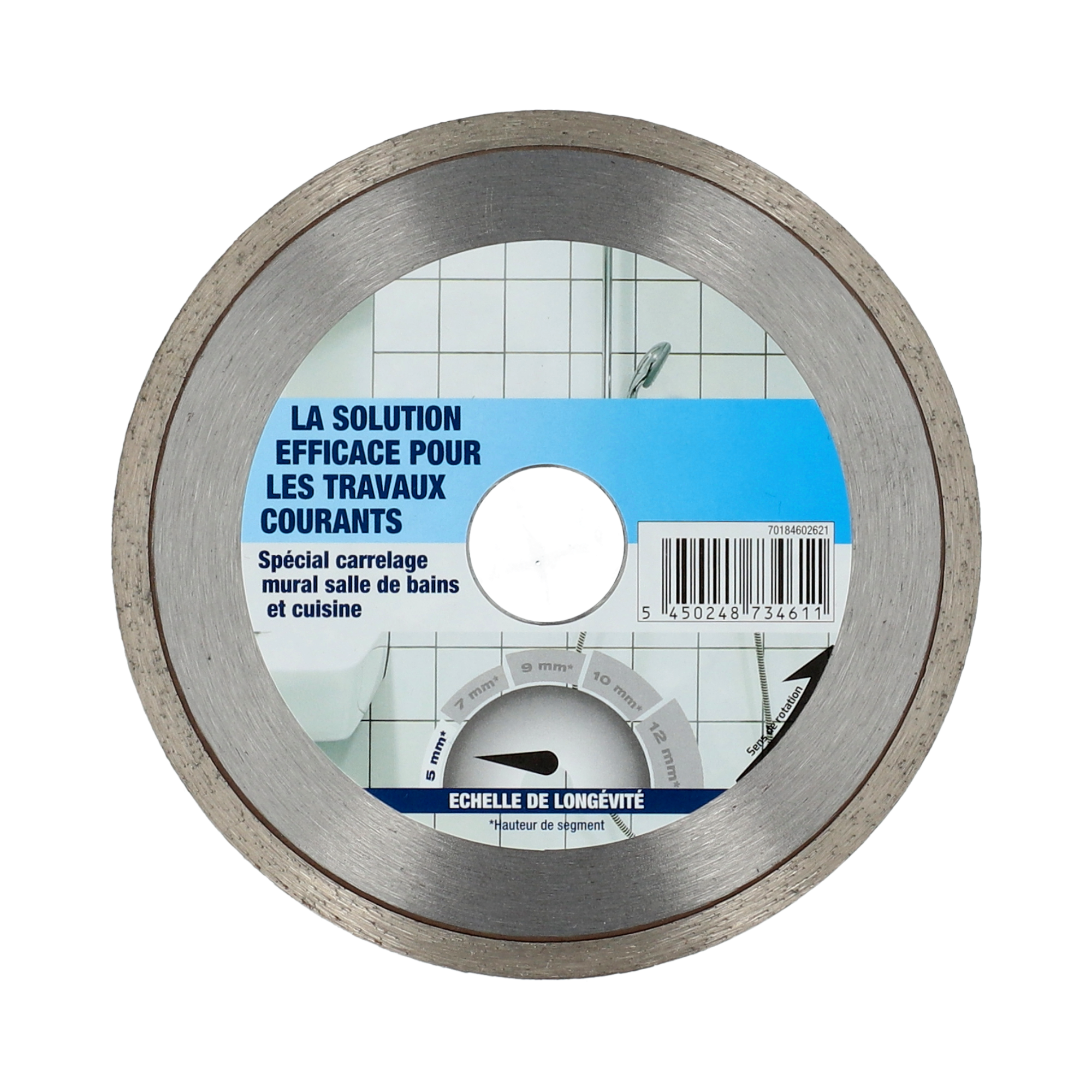 Disque diamant courant plein pour carrelage NORTON, Diam.125 mm - 2