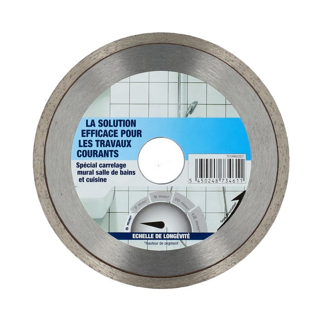Disque diamant pour céramique, grès, carrelage 125x22,23mm Disque diamant pour céramique, grès, carrelage 125x22,23mm