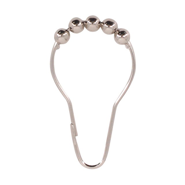 Lot De 12 Anneaux Pour Rideau De Douche – Diamètre Tube 34-38 Mm – Neuf