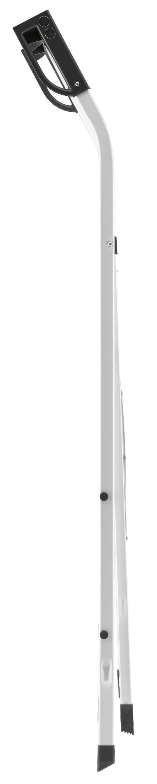 Marche pied HAILO Safety Plus 3 marches larges pliable en acier avec poignées - 4