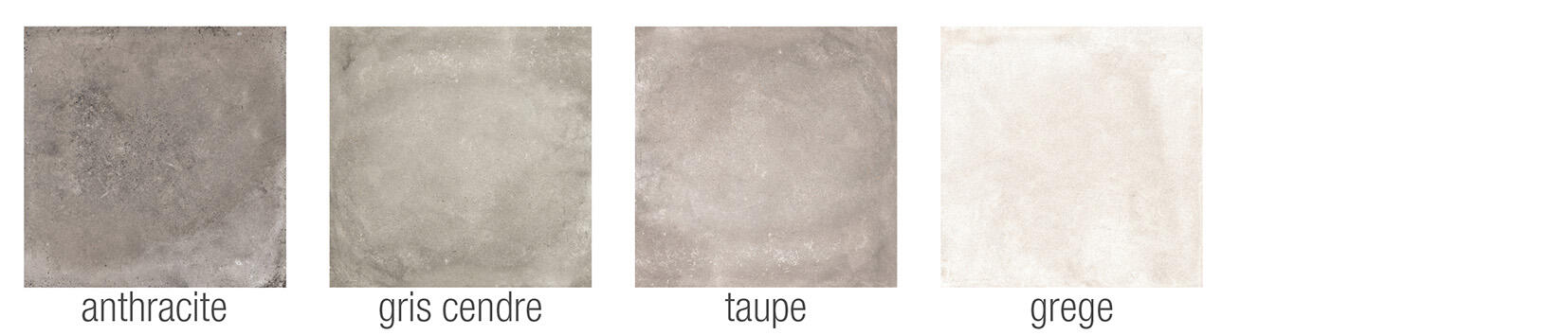 Carrelage mur intérieur effet ciment gris cendre Harlem l.60 x L.60 cm ARIANA - 11