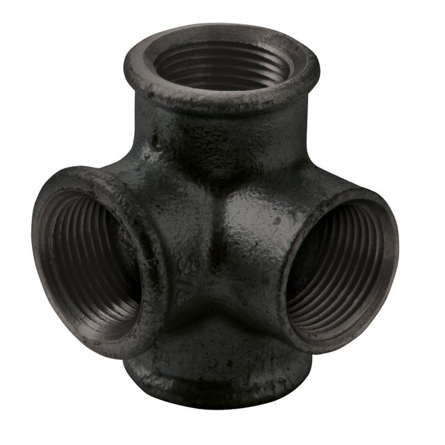 Raccord fonte pour tuyau acier automatique / à visser F/F D.3/4