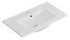 Plan simple vasque centrée Max céramique blanc Brillant l.81 x P.46 cm