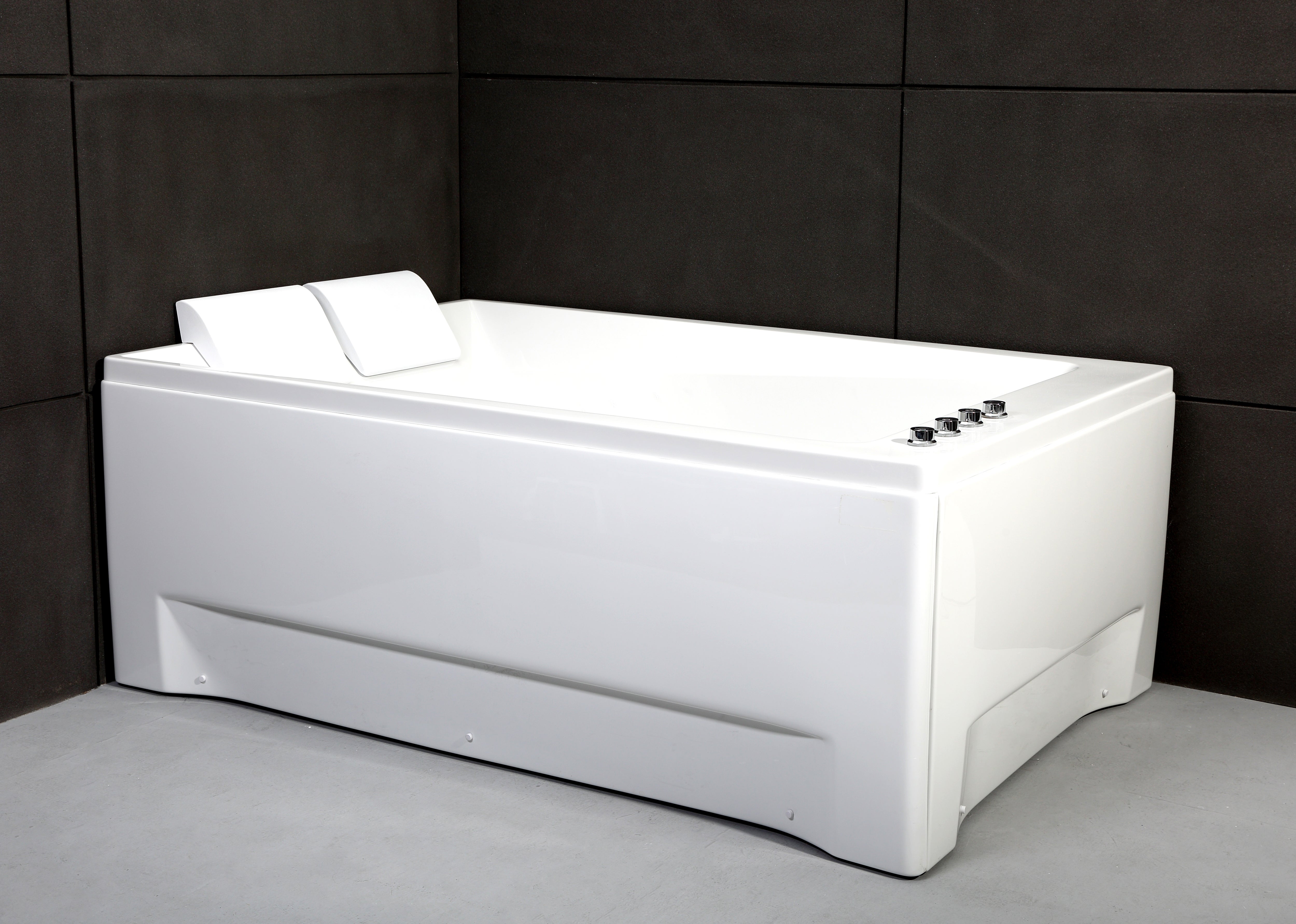 Baignoire balnéo avec tablier L.180x l.120 cm, SPALINA Kensho - 5