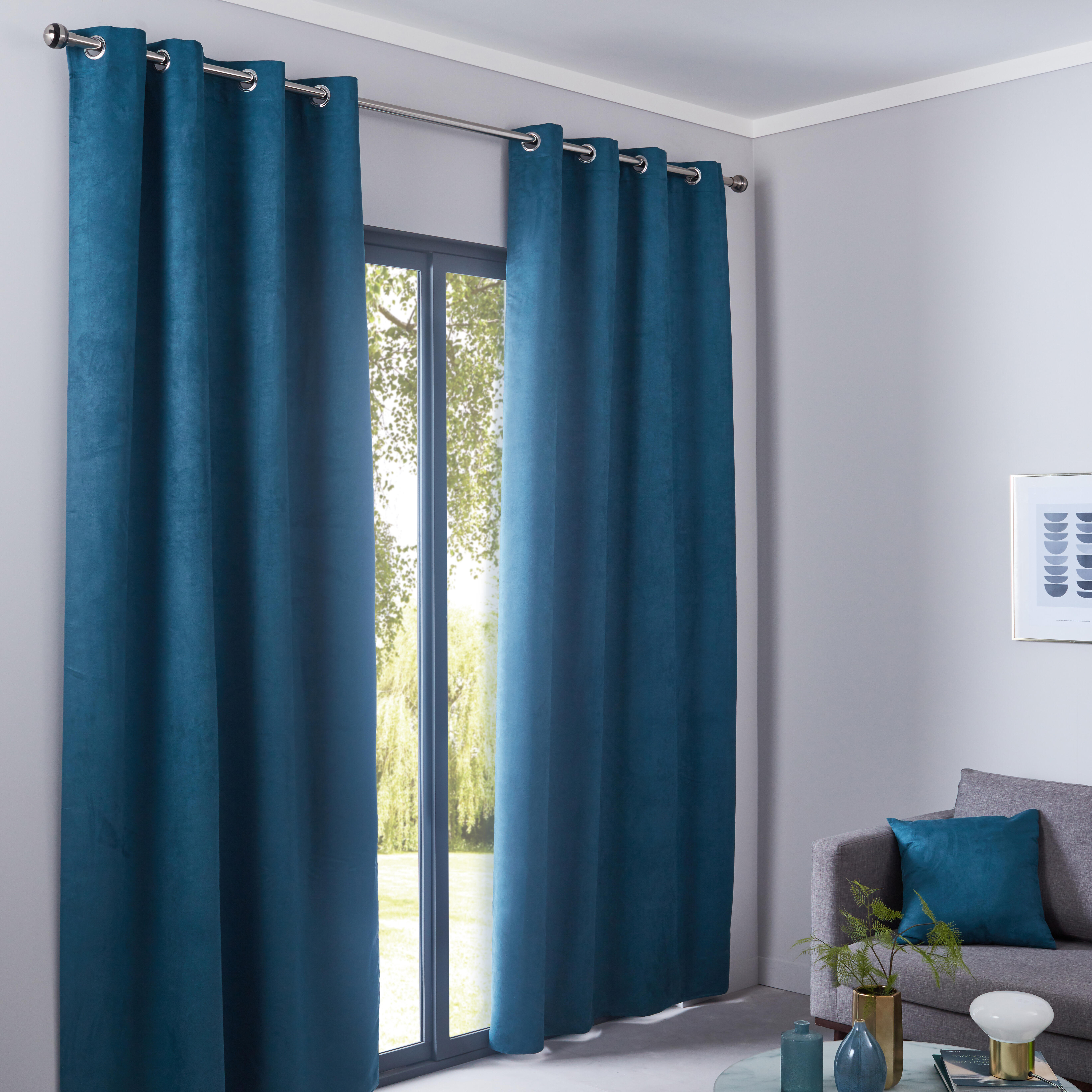 Tenda New Manchester azzurro, occhiello 140x280 cm INSPIRE - 15
