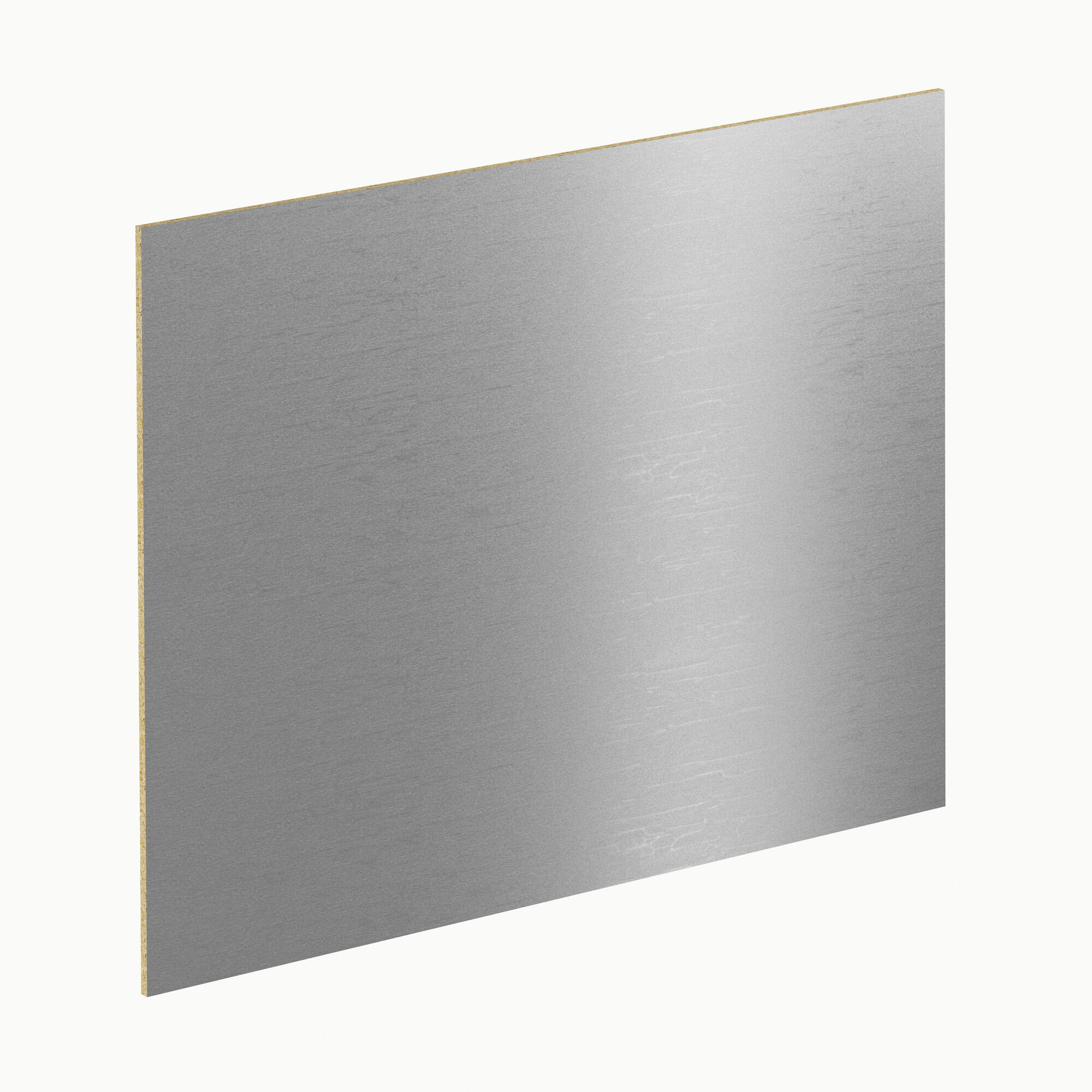 Crédence stratifié Effet inox brossé L.300 x H.64 cm, Ep.9 mm - 2