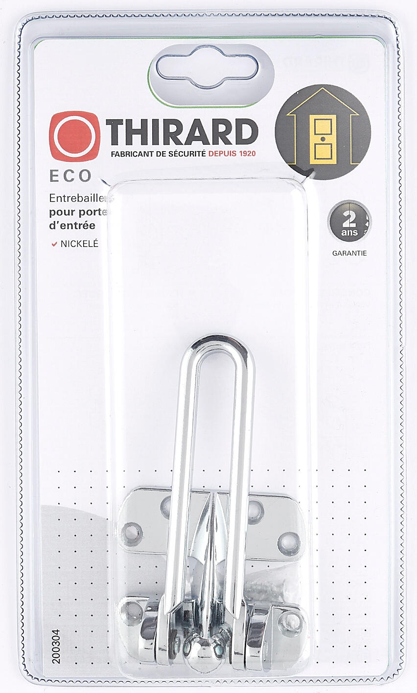 Entrebâilleur de porte acier gris, THIRARD 00200304 - 2