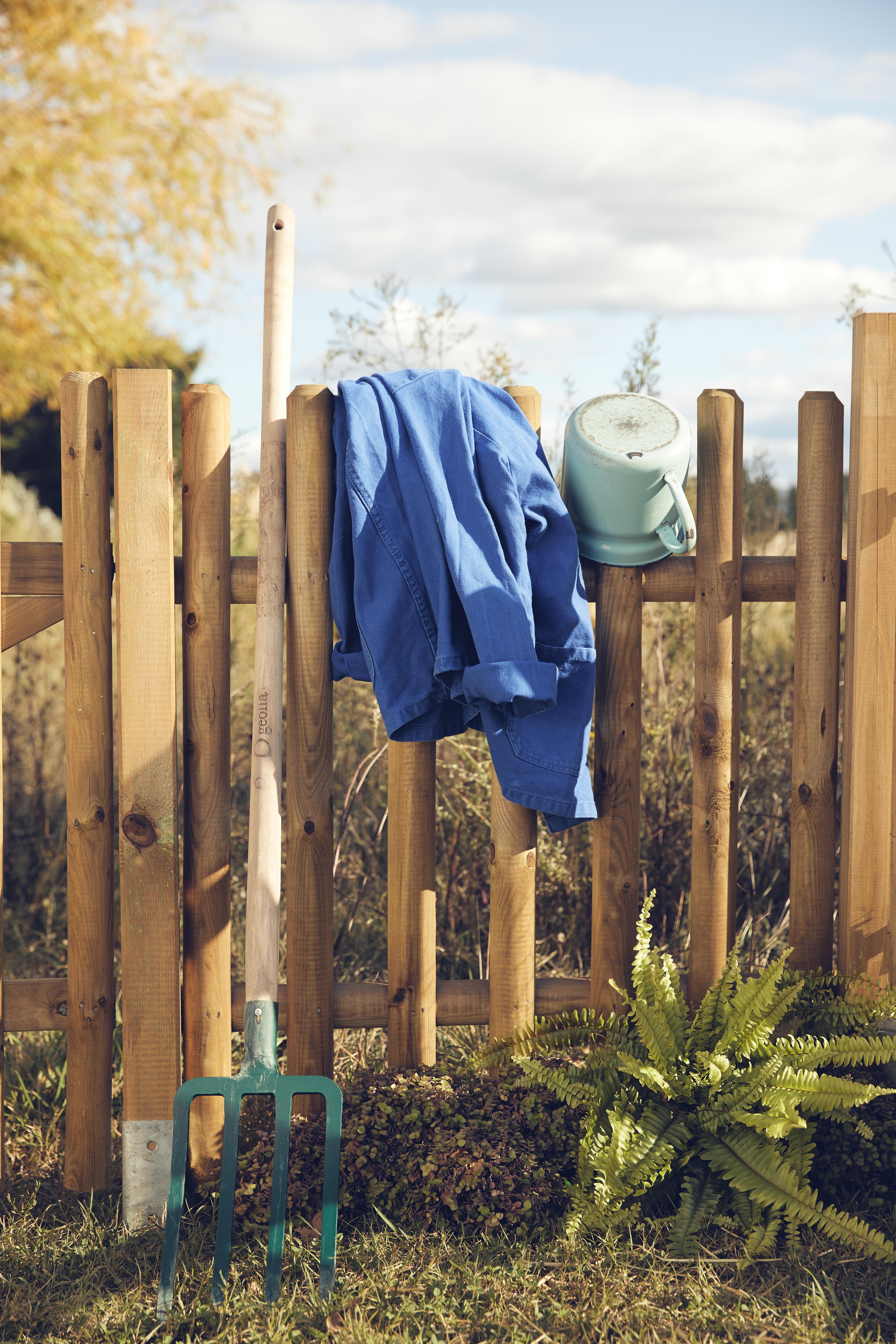 Fourche à bêcher acier forgé GEOLIA manche bois L.110 cm - 2