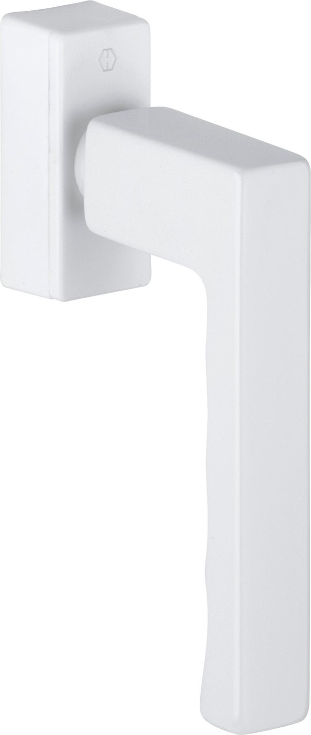 Poignée Toulon Secuforte top sécurité alu blanc pour fenêtres PVC et aluminium