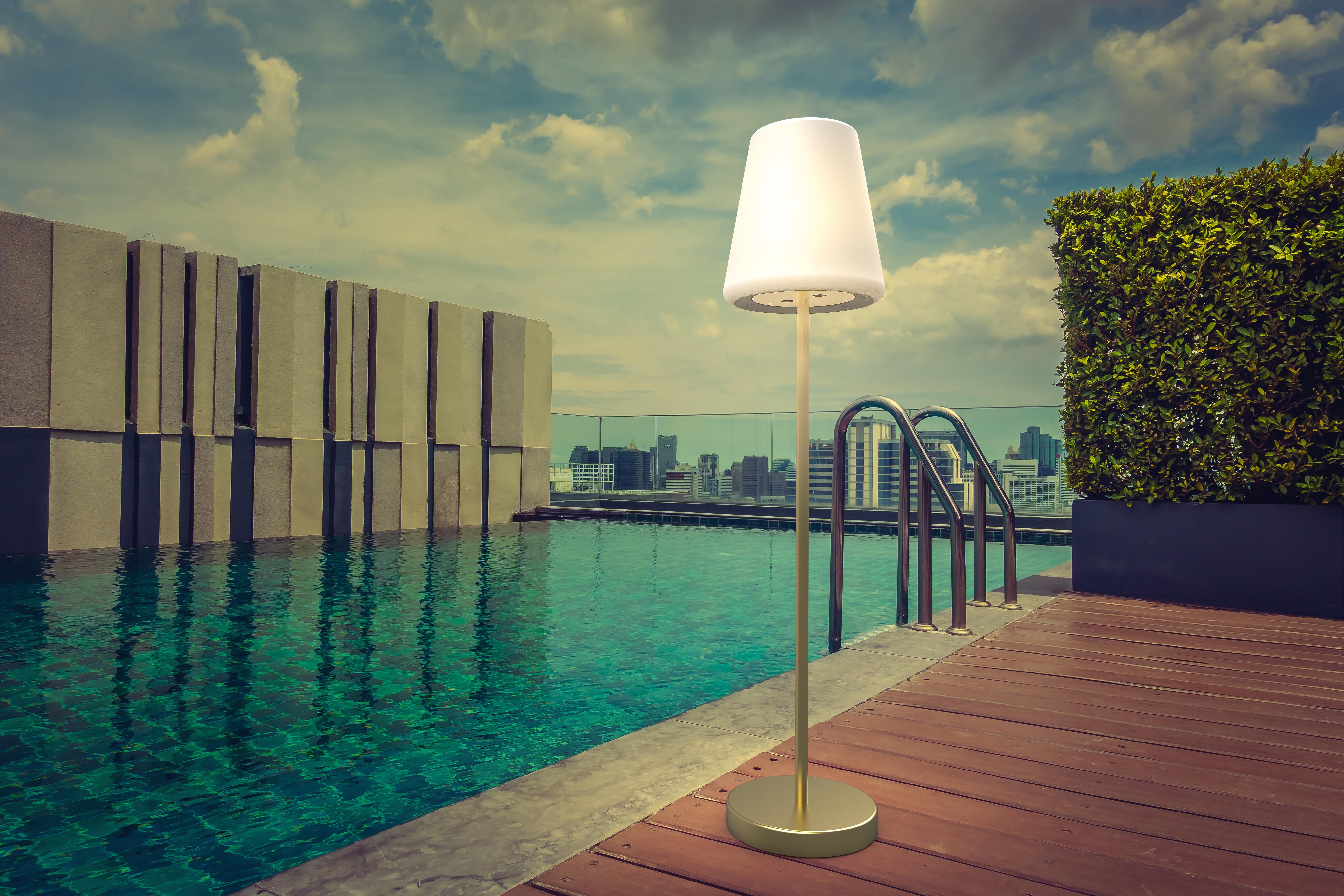 Lampada solare decorativa Lola, in polietilene, luce rgb multicoloredimmerabile NEWGARDEN - 5