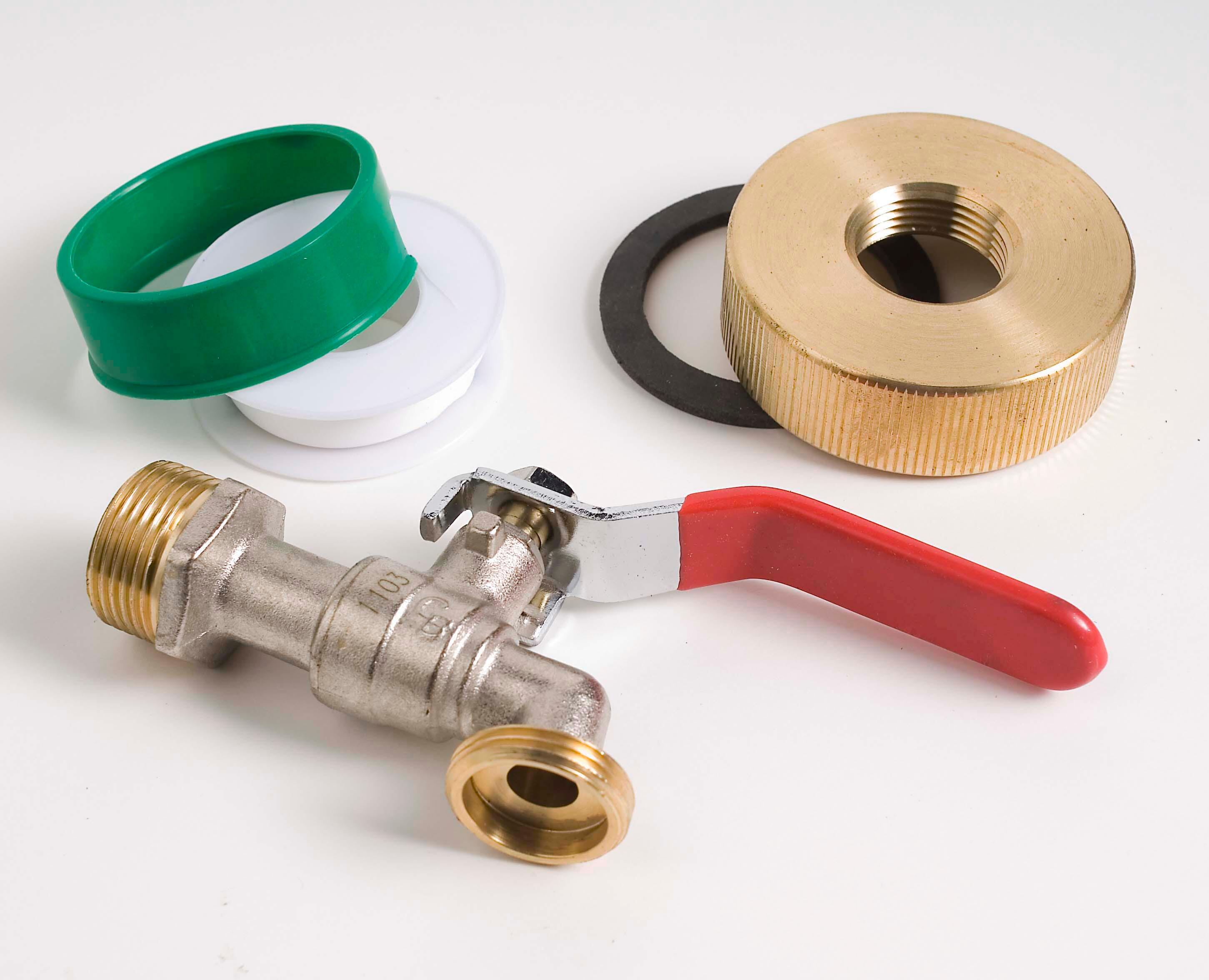 Adaptateur de cuve 1000L avec robinet 1/4 tour 20x27 BOUTTE - 3