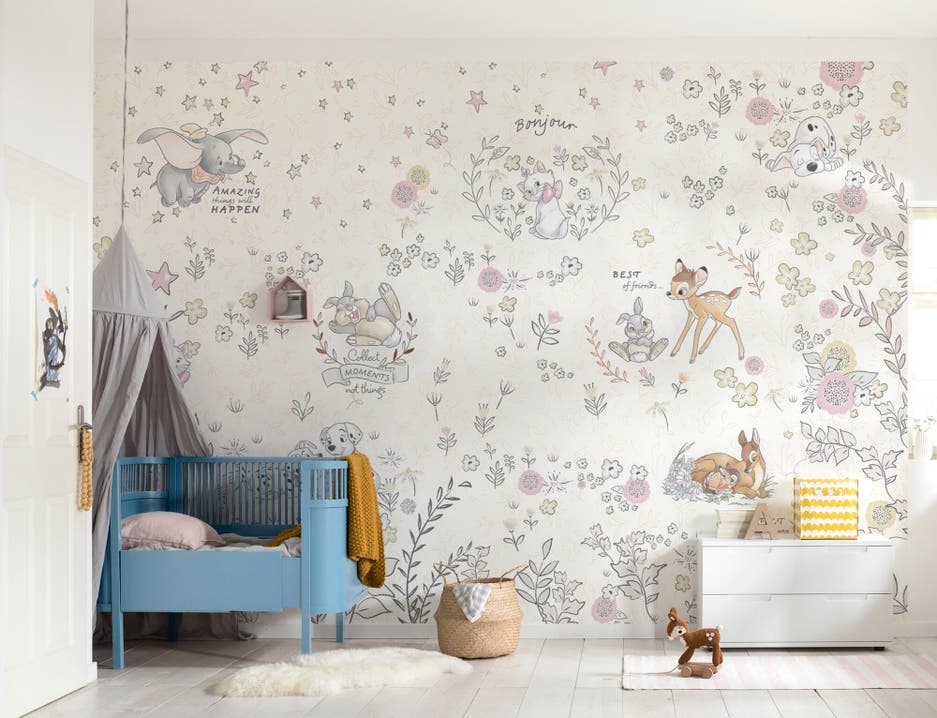 Une Chambre Fleurie Et Poetique Pour Bebe Leroy Merlin