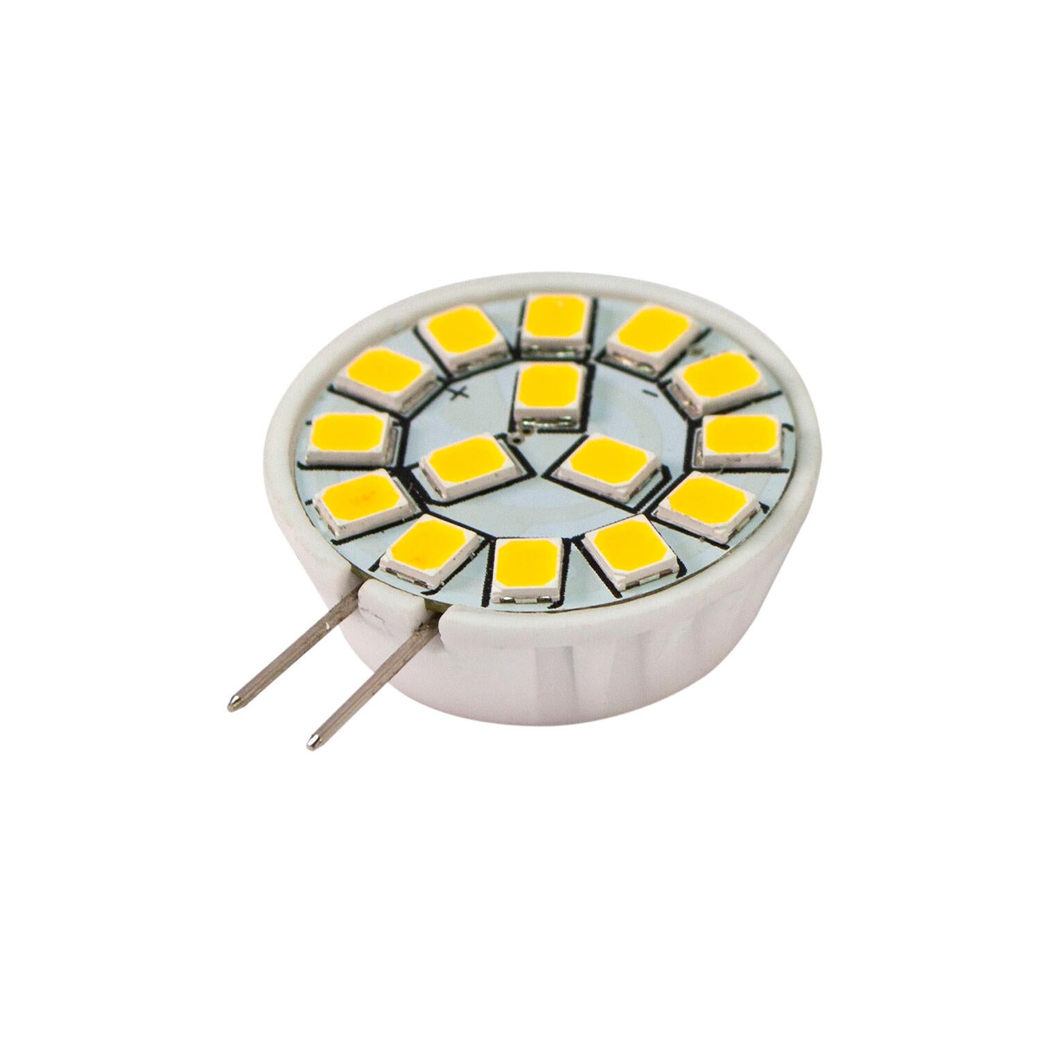 Ampoule led, disque G4, 200lm = 20W, blanc chaud, TIBELEC | Leroy Merlin