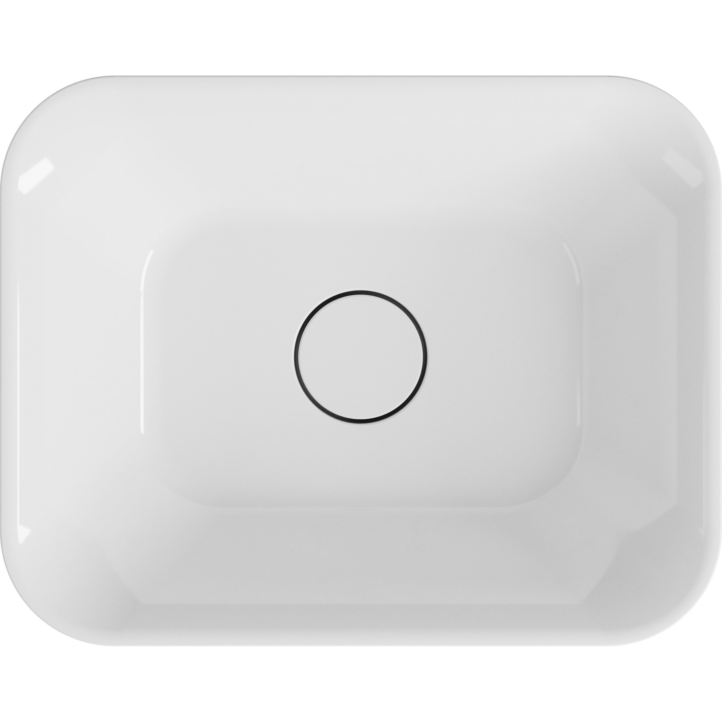 Umywalka konglomeratowa nablatowa Capsule 48 x 38 Sensea