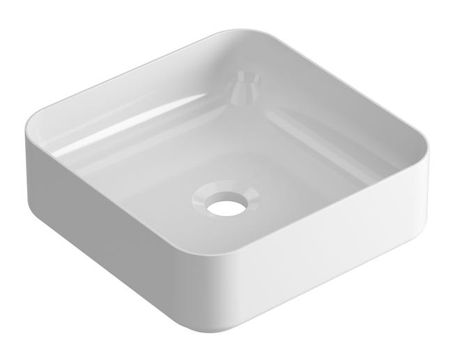 Vasque lavabo à poser céramique blanche salle de bain lavabo 2902003 Vasque lavabo à poser céramique blanche salle de bain lavabo 2902003