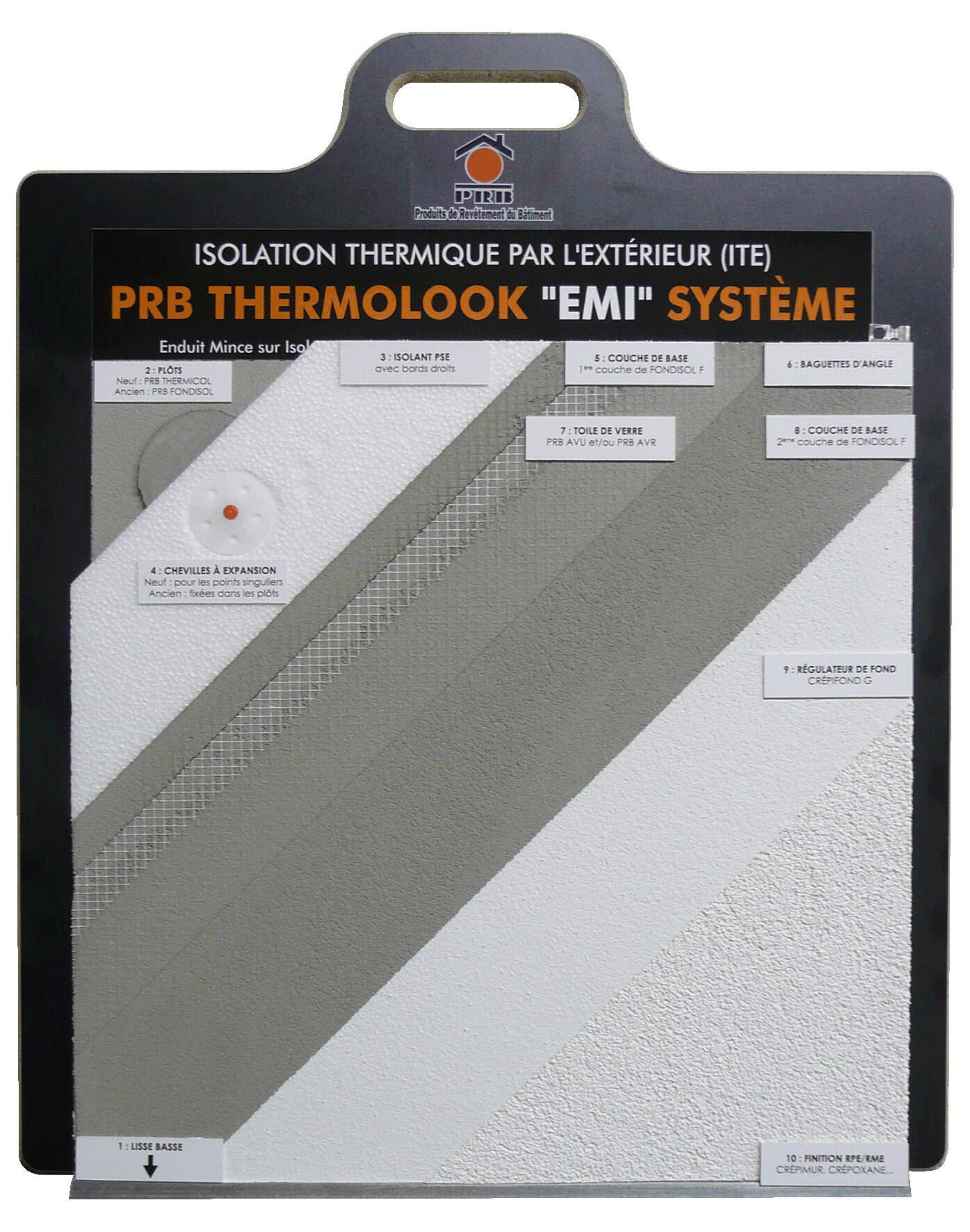 Enduit organique pour iso. thermique par l'ext, jaune toura, PRB,25kg - 6