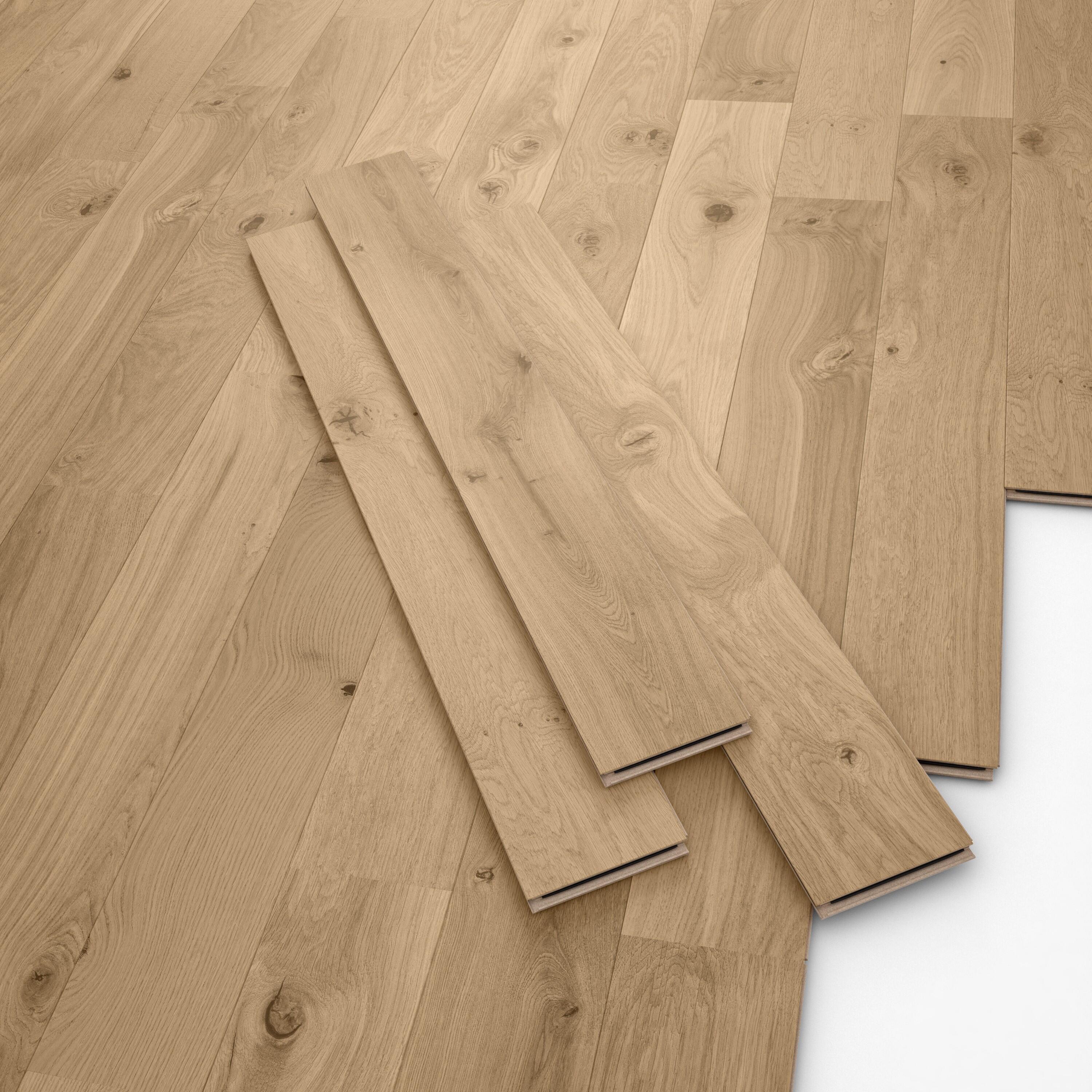 Parquet multistrato L ARTENS in rovere naturale vetrificato natura sp. 14/3.3 mm 1.548 m² - 2