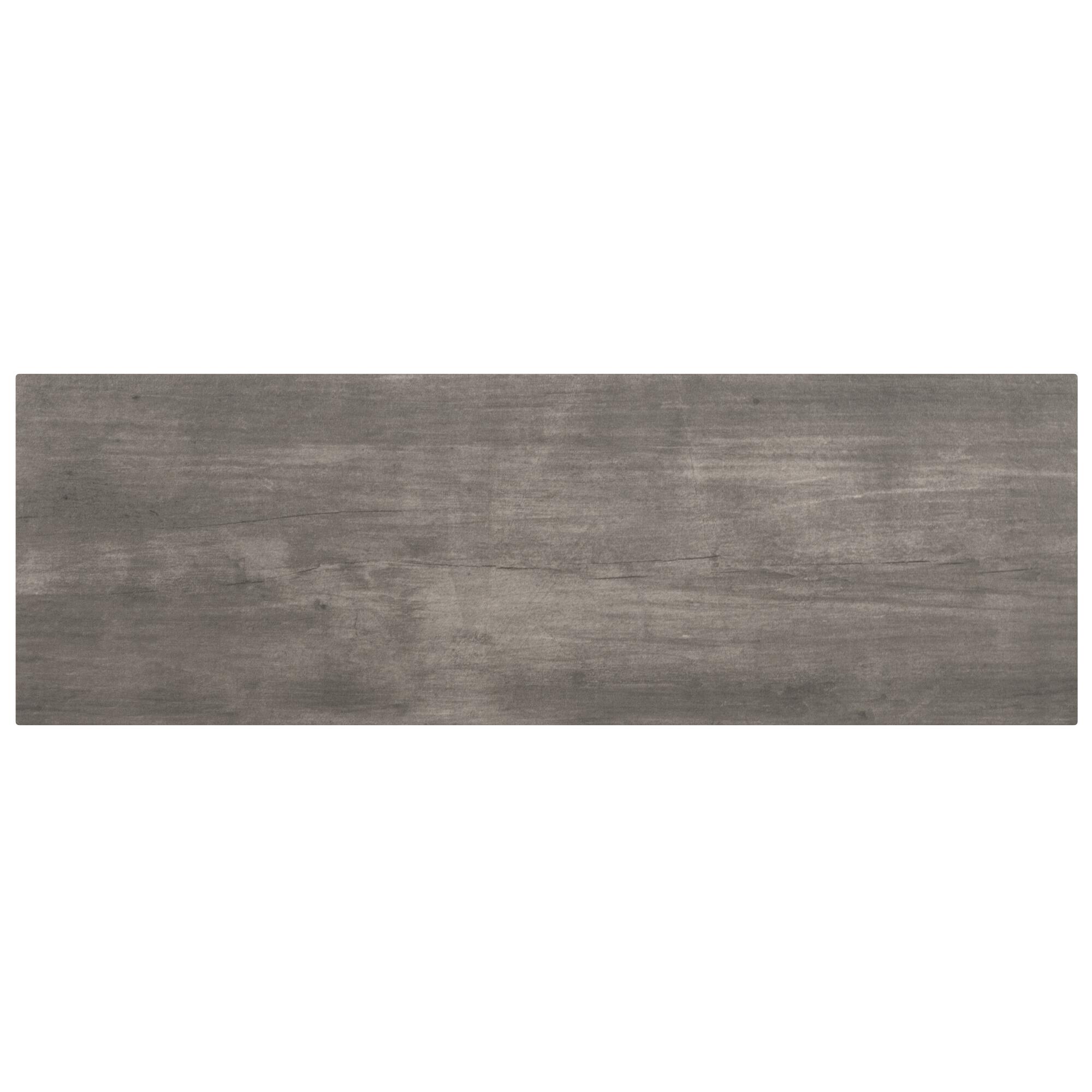 Carrelage sol extérieur effet bois taupe Apero l.20 x L.60.4 cm x Ep.8.2 mm - 5