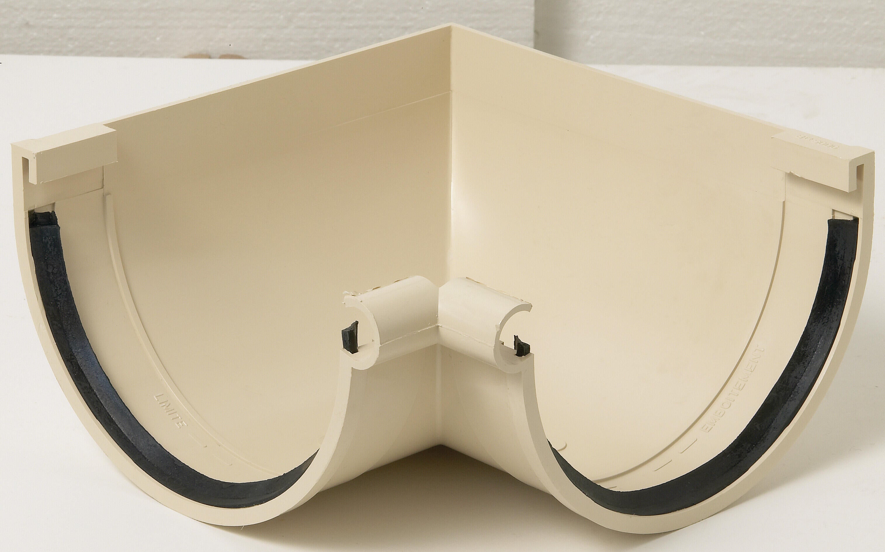 Angle intérieur à joint pvc sable GIRPI, Dév.33 cm - 2