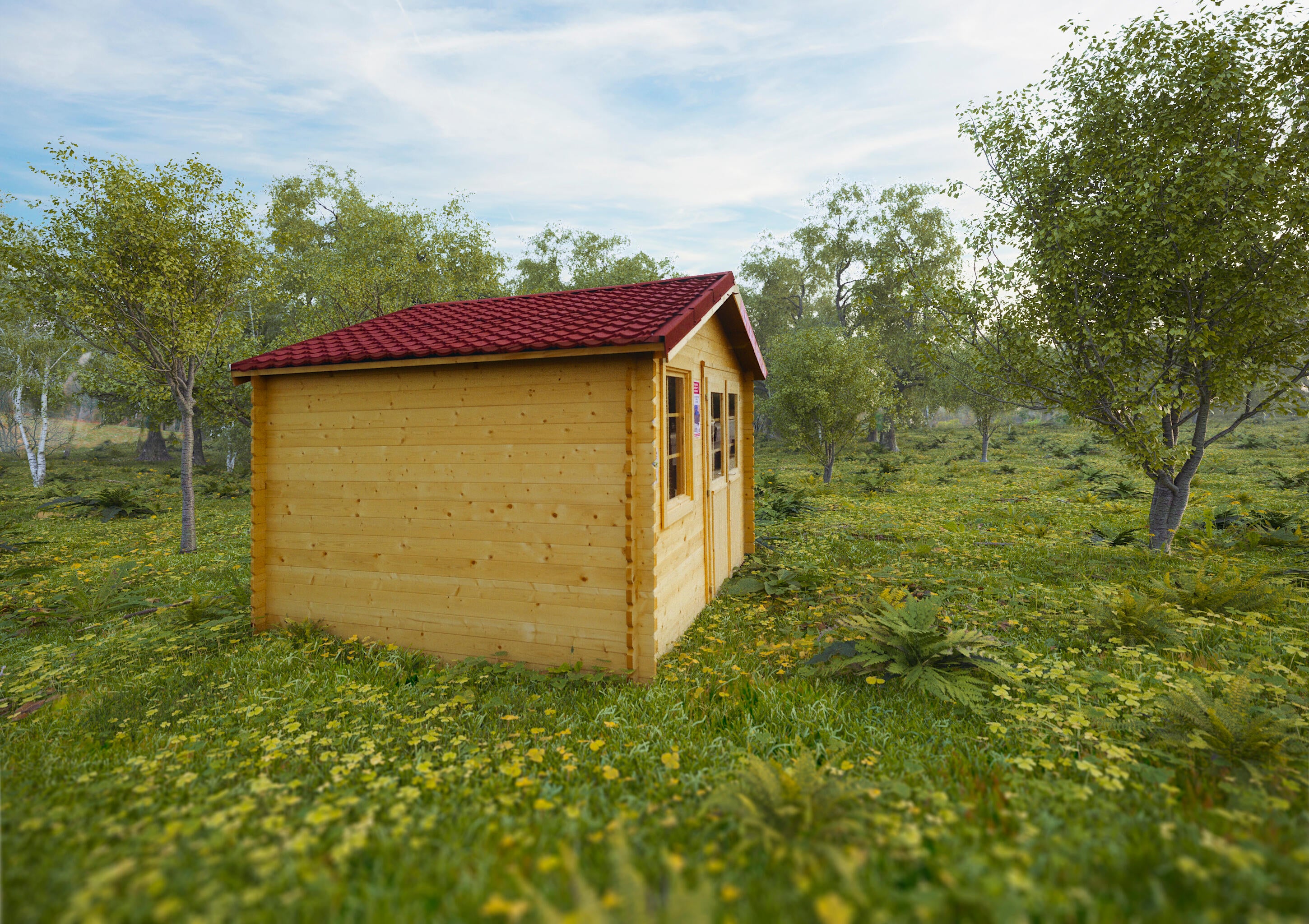 Plaque de toiture EASY TUILE acier rouge 0.86 x 1.14m STANDARD - 2