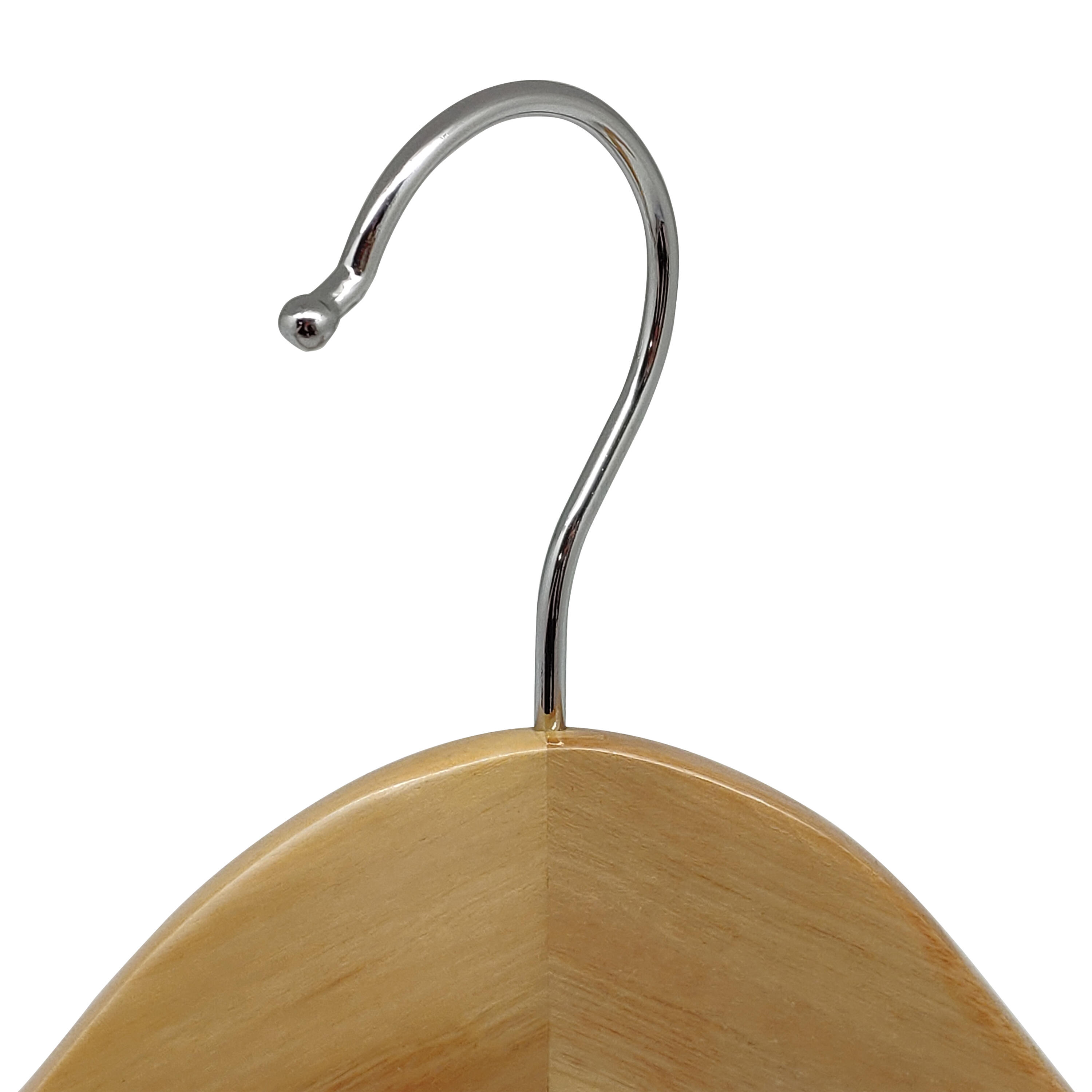 Cabide para casaco e calça pinças madeira - 9