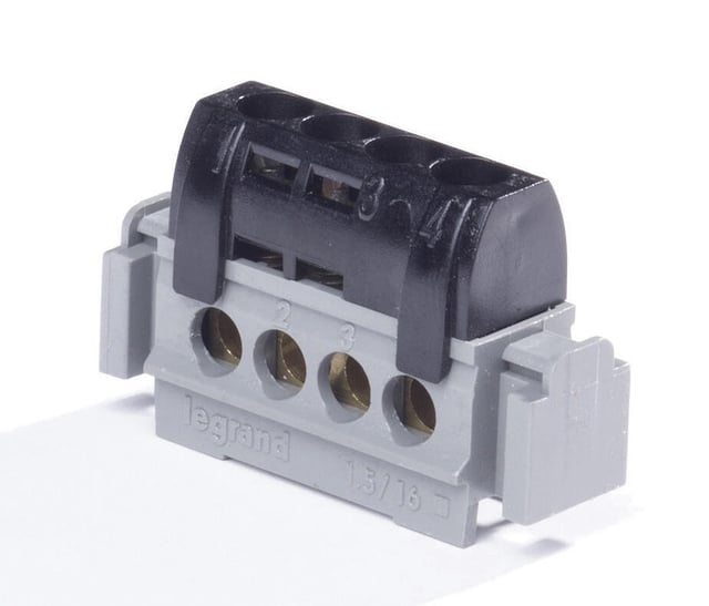 Bornier phase 4 connexions LEGRAND