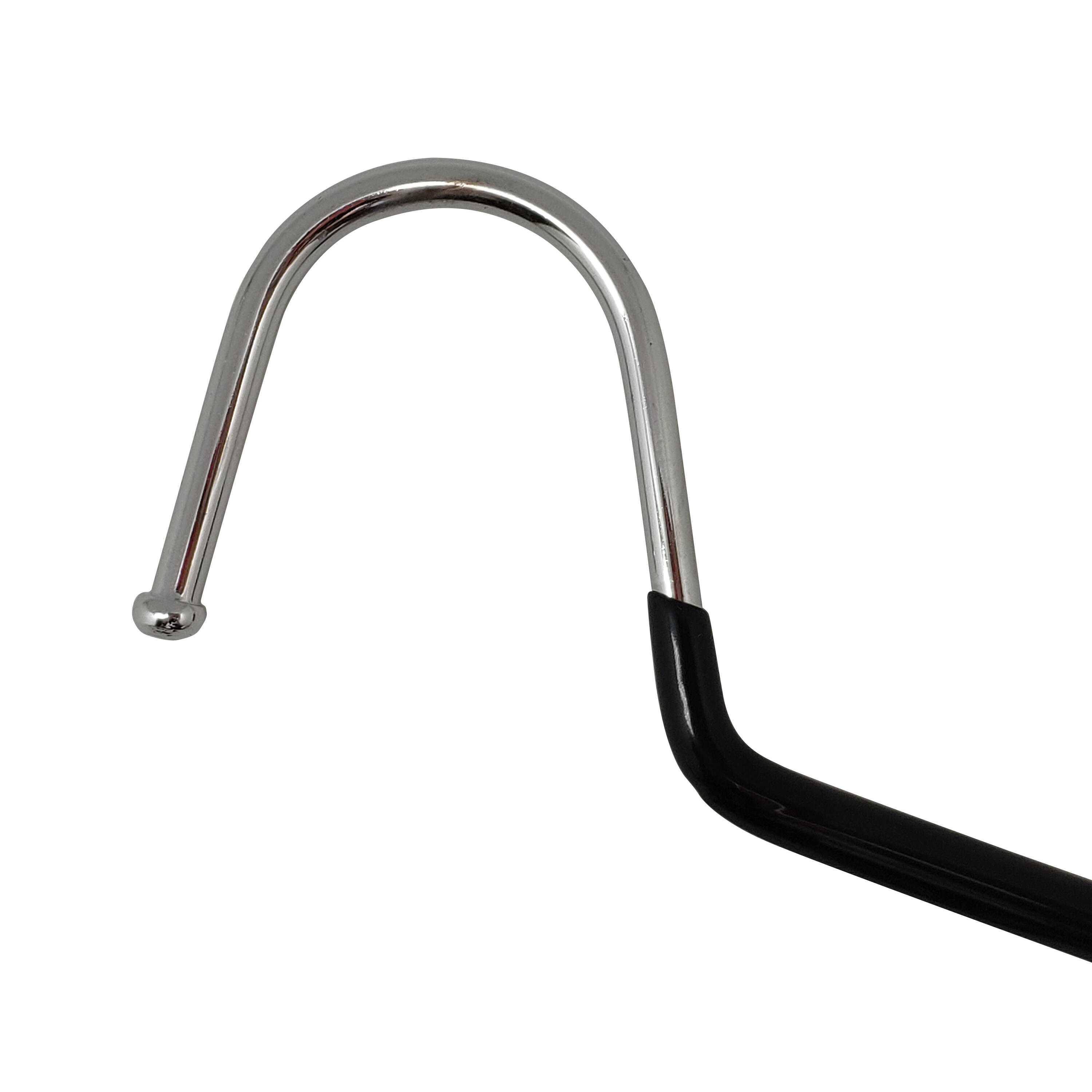 Cabide para calças antiderrapante preto Spaceo - 8