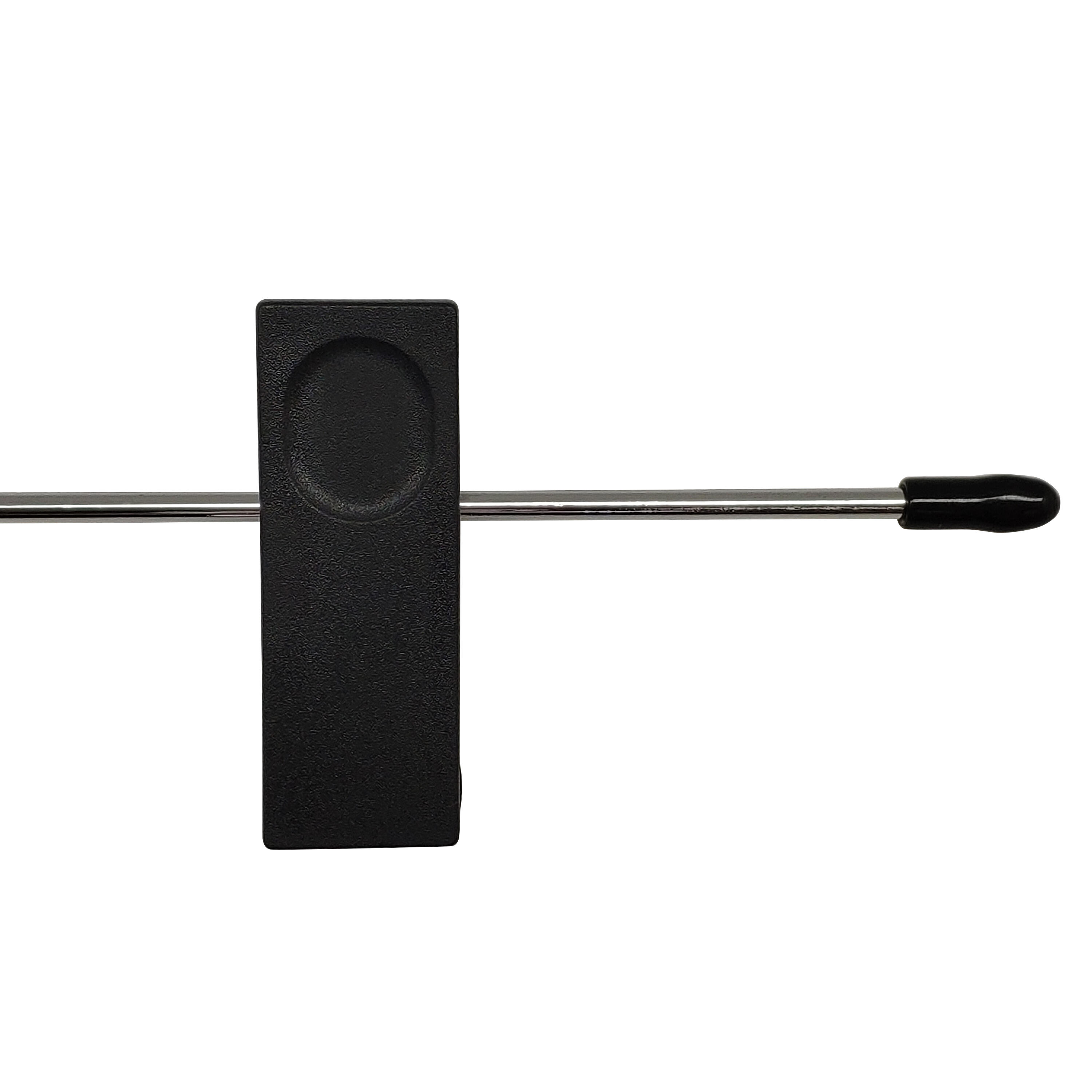 Pack 2 perchas para faldas SPACEO metálica negra 32x11 cm (ancho x alto) - 3