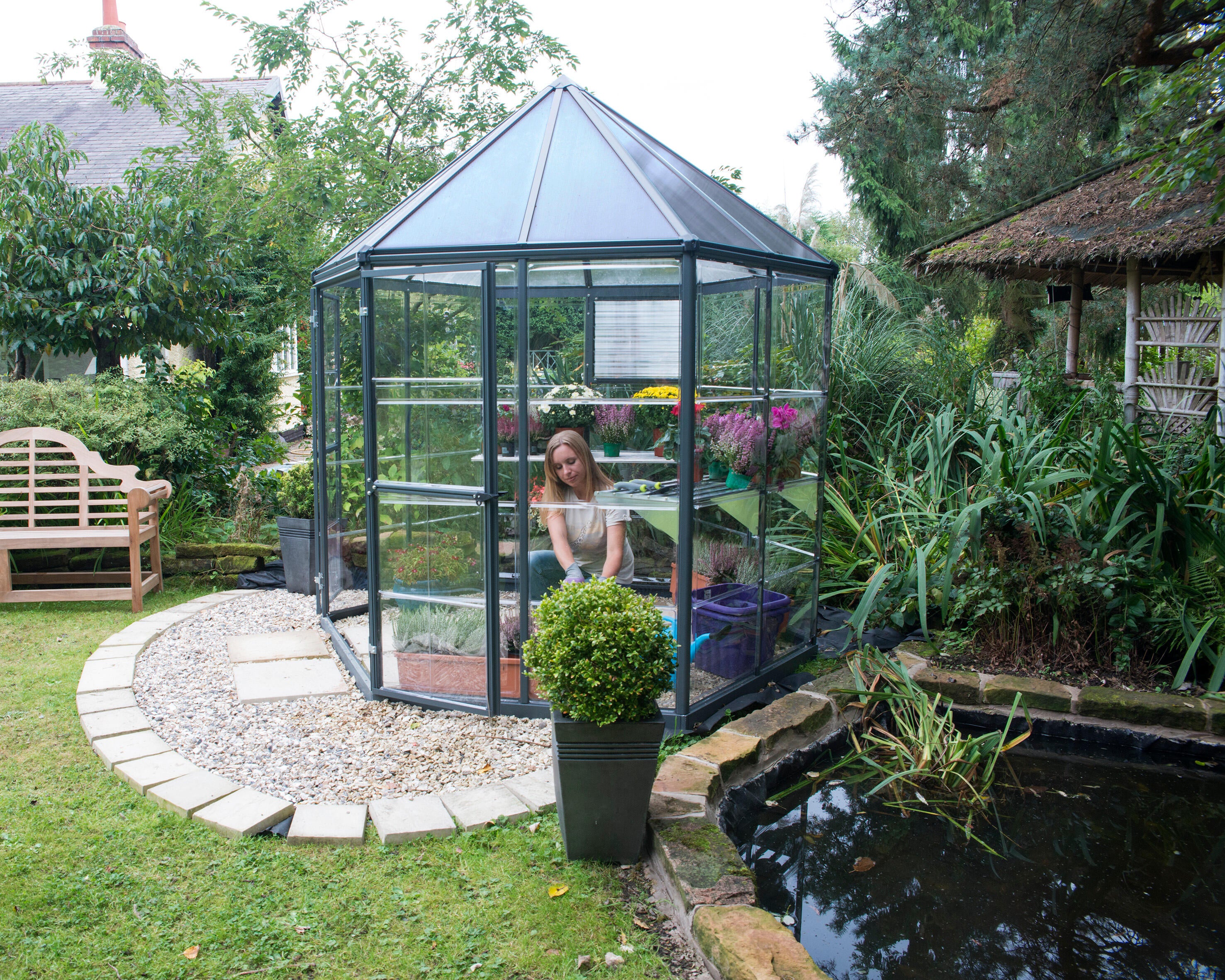 Serre fixe en polycarbonate simple paroi 704053, 5.3 m² CANOPIA BY PALRAM - 3