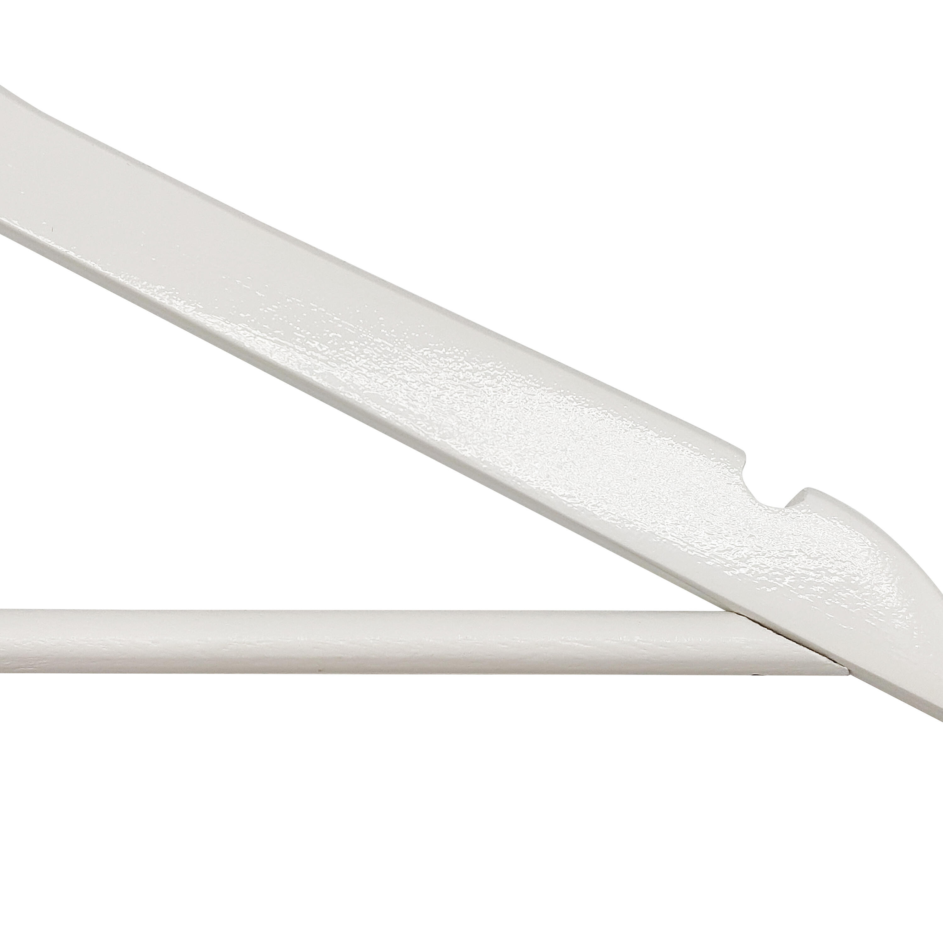 Set di 4 grucce antiscivolo L 44.5 x H 23 cm bianco - 19