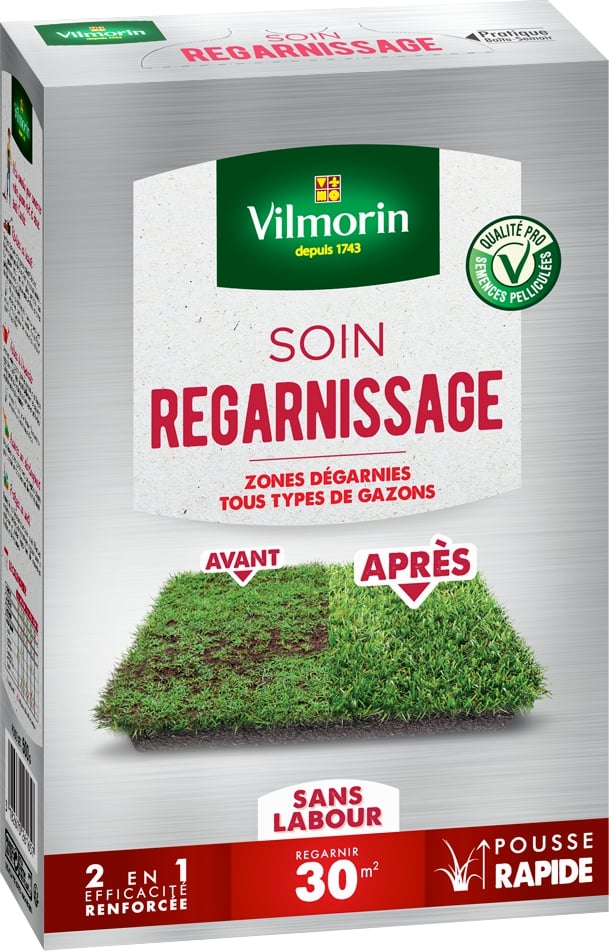 Soin regarnissage 2 en 1 VILMORIN, 30 m²