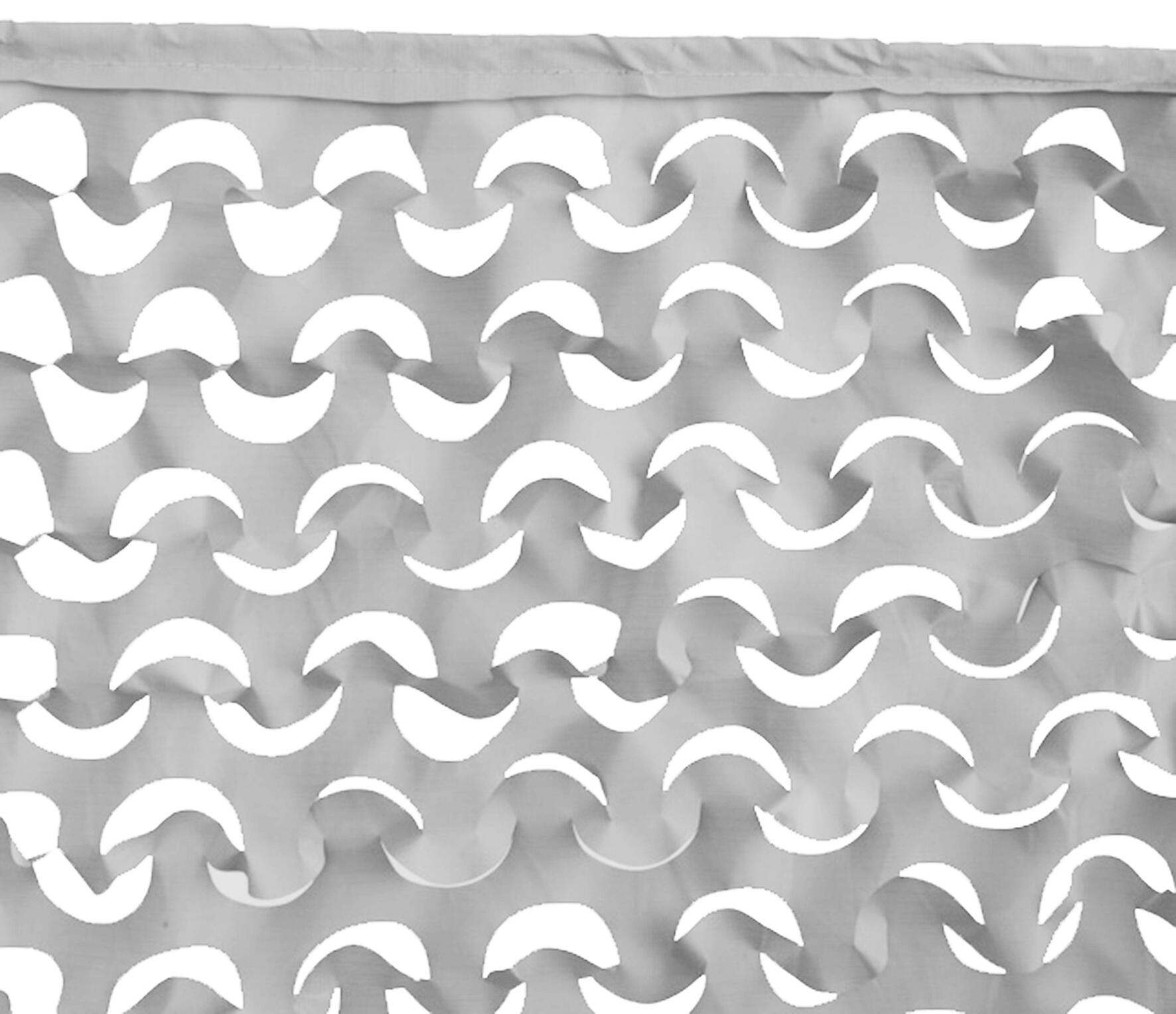 Voile d'ombrage rectangulaire gris/blanc L.400 x l.300 cm - 2