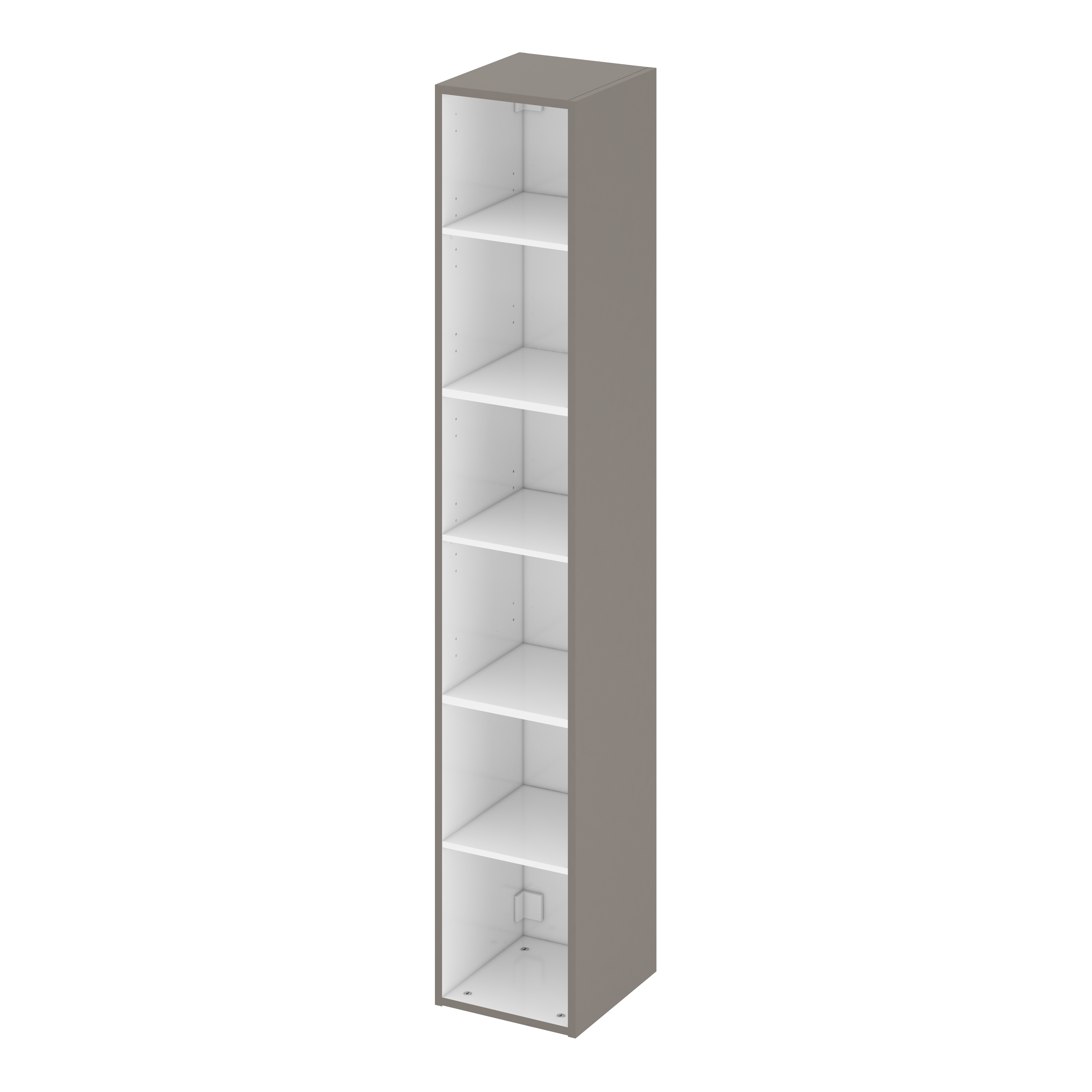 colonna bagno Remix grigio granito L30 x H173 x P33 cm - 8