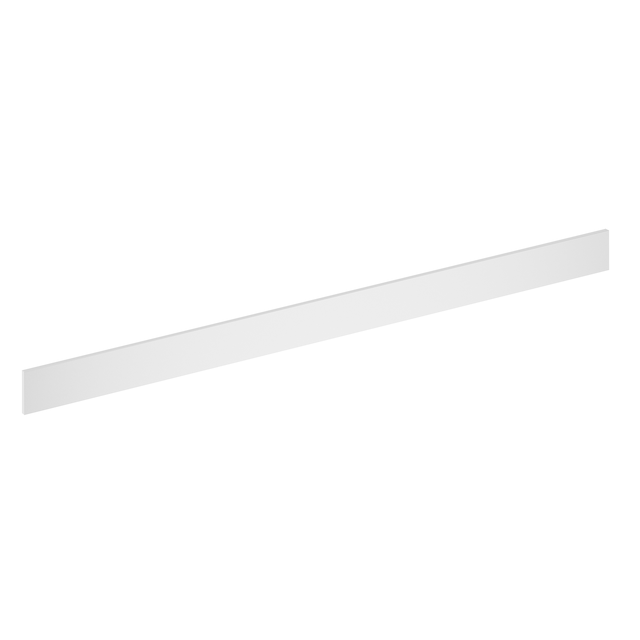 Plinthe de cuisine blanc mat, H.15 cm x L.2.4 cm x Ep.13 mm DELINIA ID