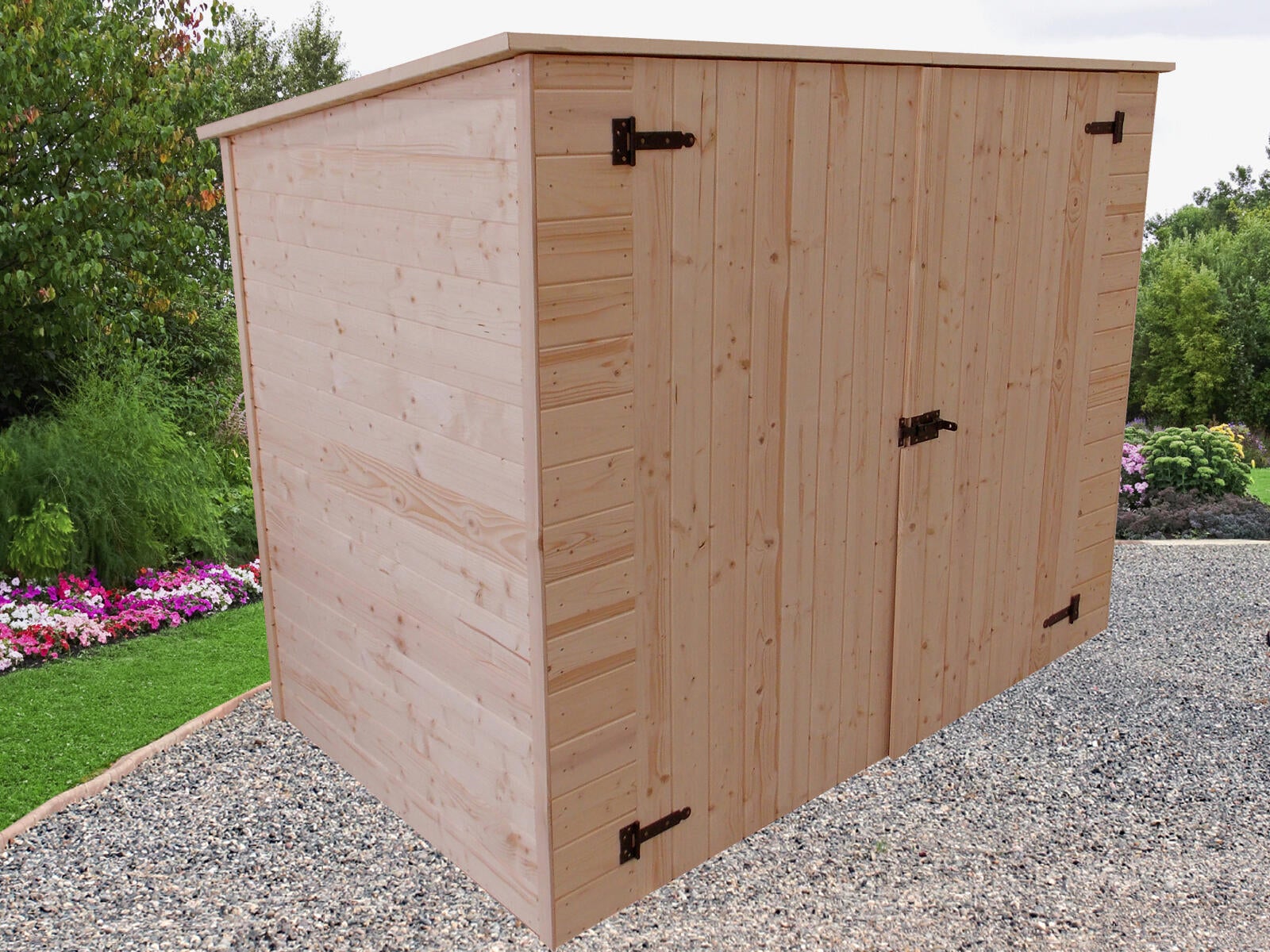 Abri de jardin bois HABRITA Ed 2012.01 Ep.16 mm, 2.4 m² - 2