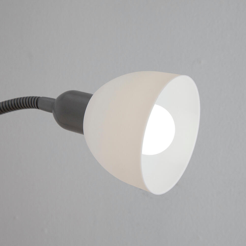 Lampada da terra con luce da lettura Basic , in ferro, H177cmMAX40W +E14 MAX40W - 4