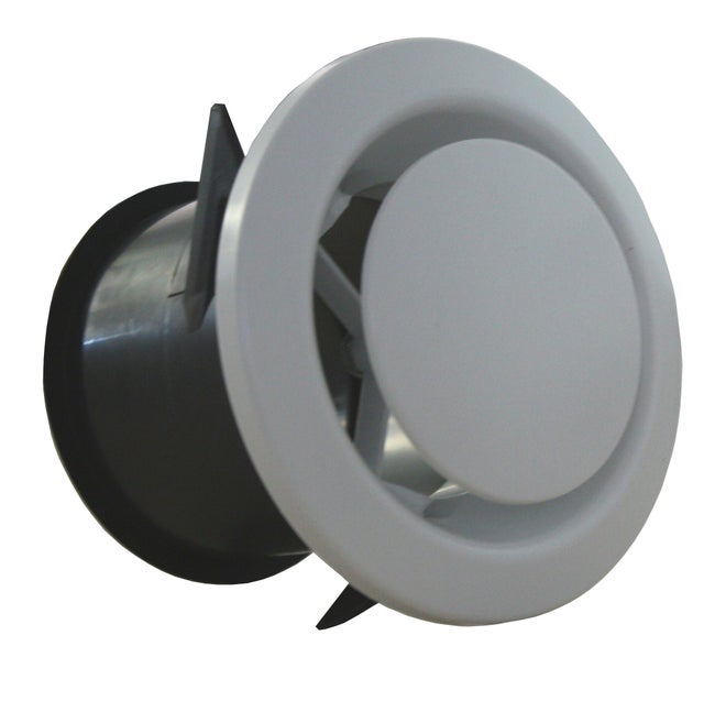 Bouche d'extraction pvc S&P, Diam.125/125 mm Ber 125 p