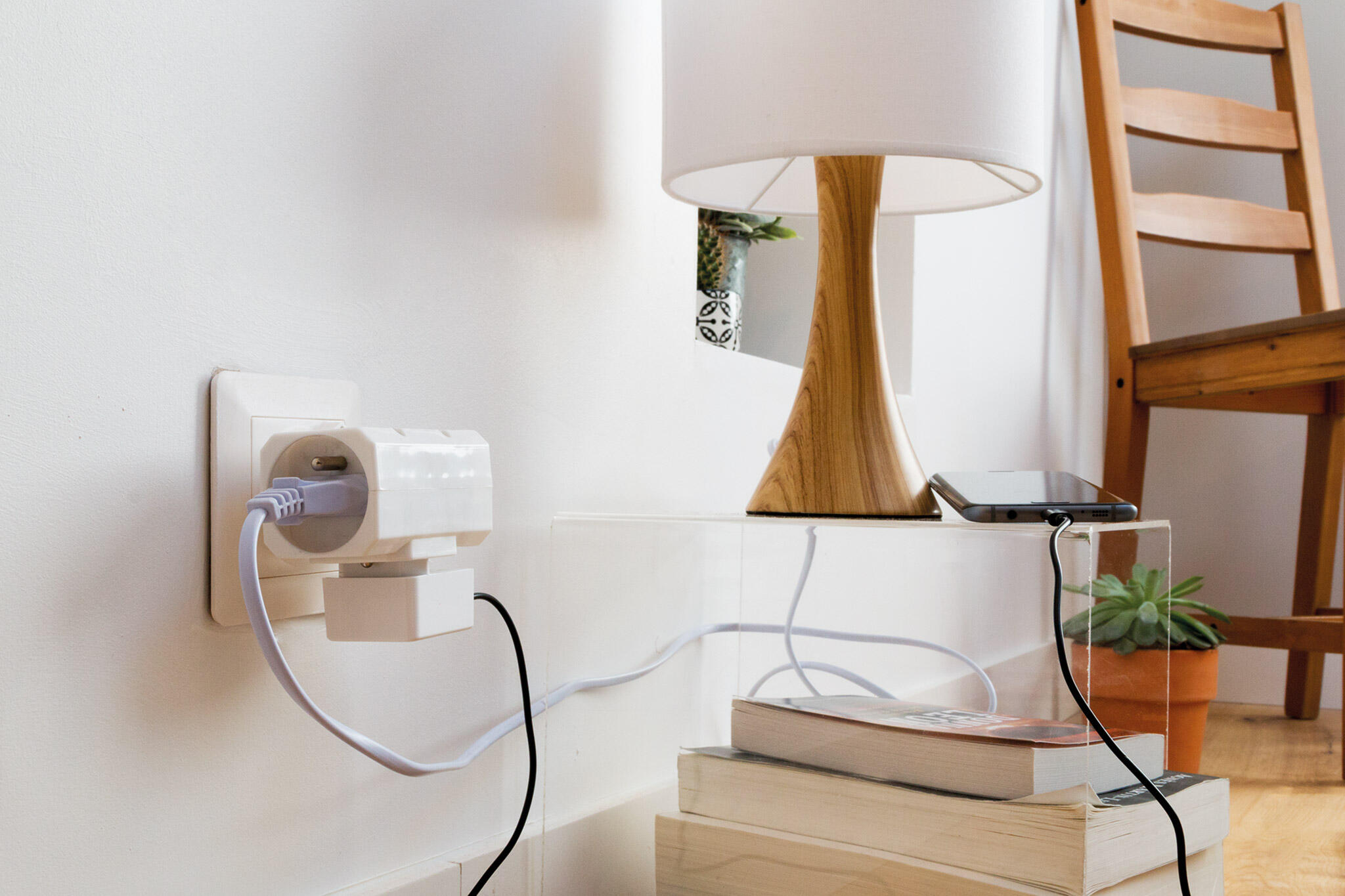 Prise avec terre 2 prises + 2 usb complet 16A ARTEZO, blanc - 7