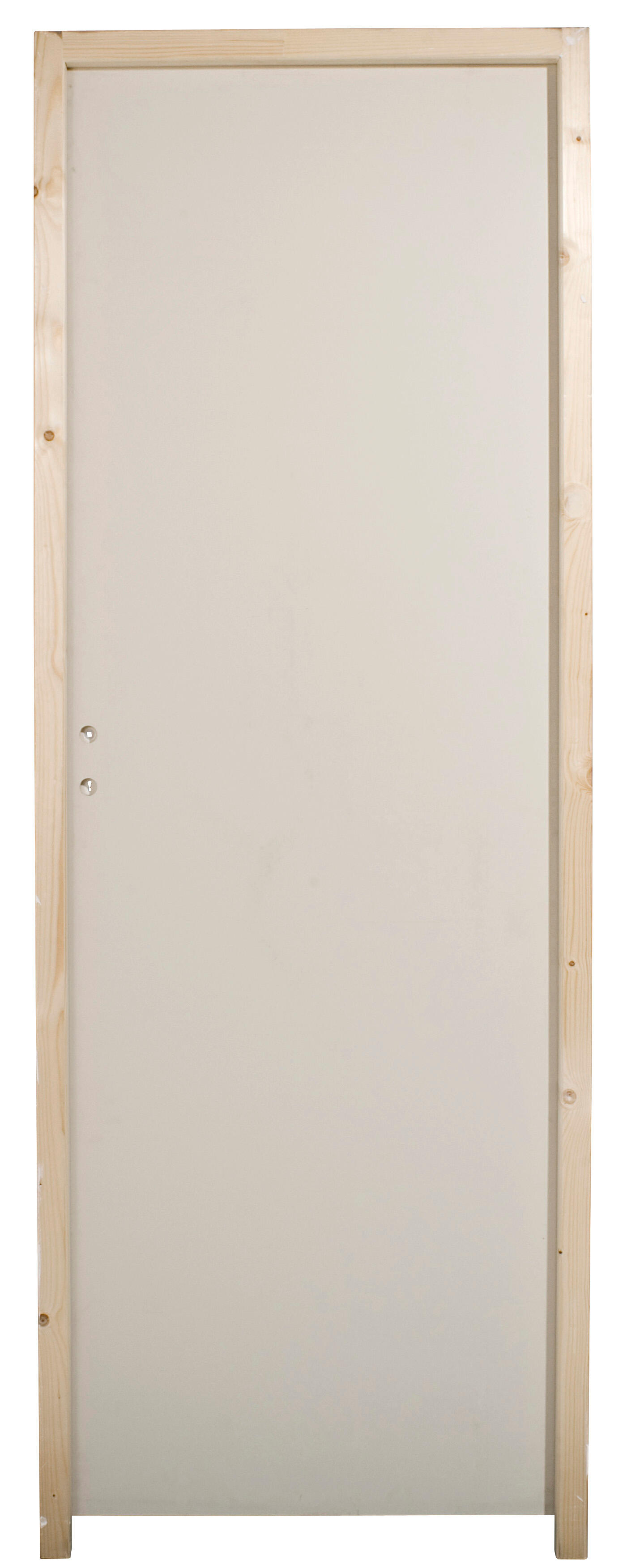 Bloc-porte, sapin huisserie 88mm, H.204 x l.73 cm, poussant droit - 6