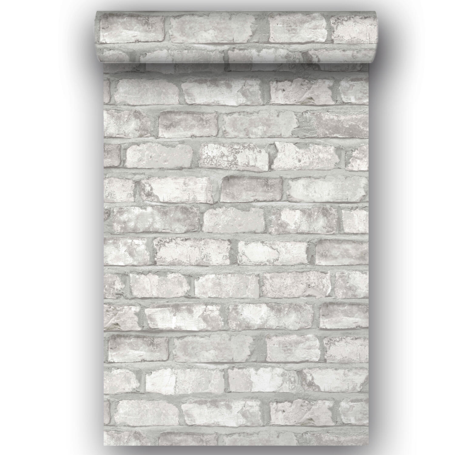 Papier peint vinyle sur intissé Brooklyn blanc - 3