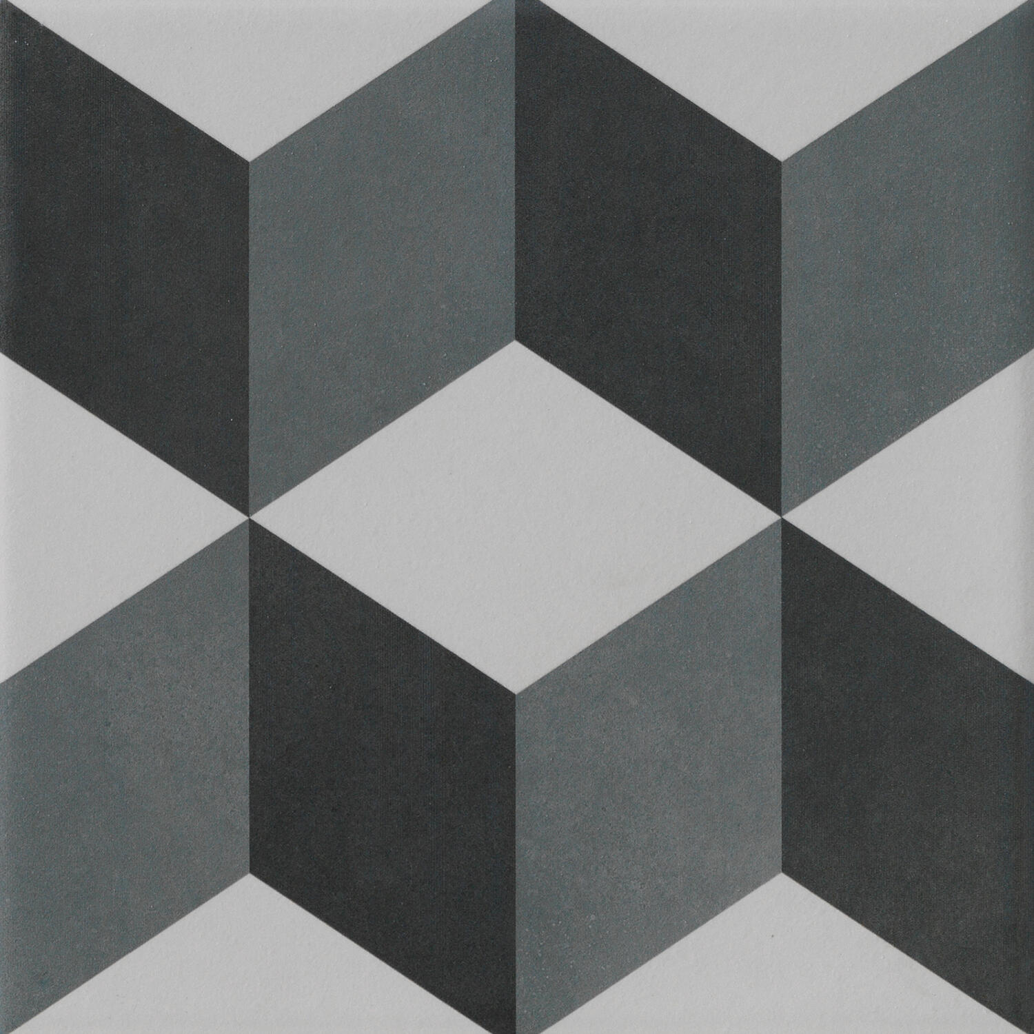 Carrelage sol / mur effet ciment noir Patrimony cube l.20 x L.20 cm - 7