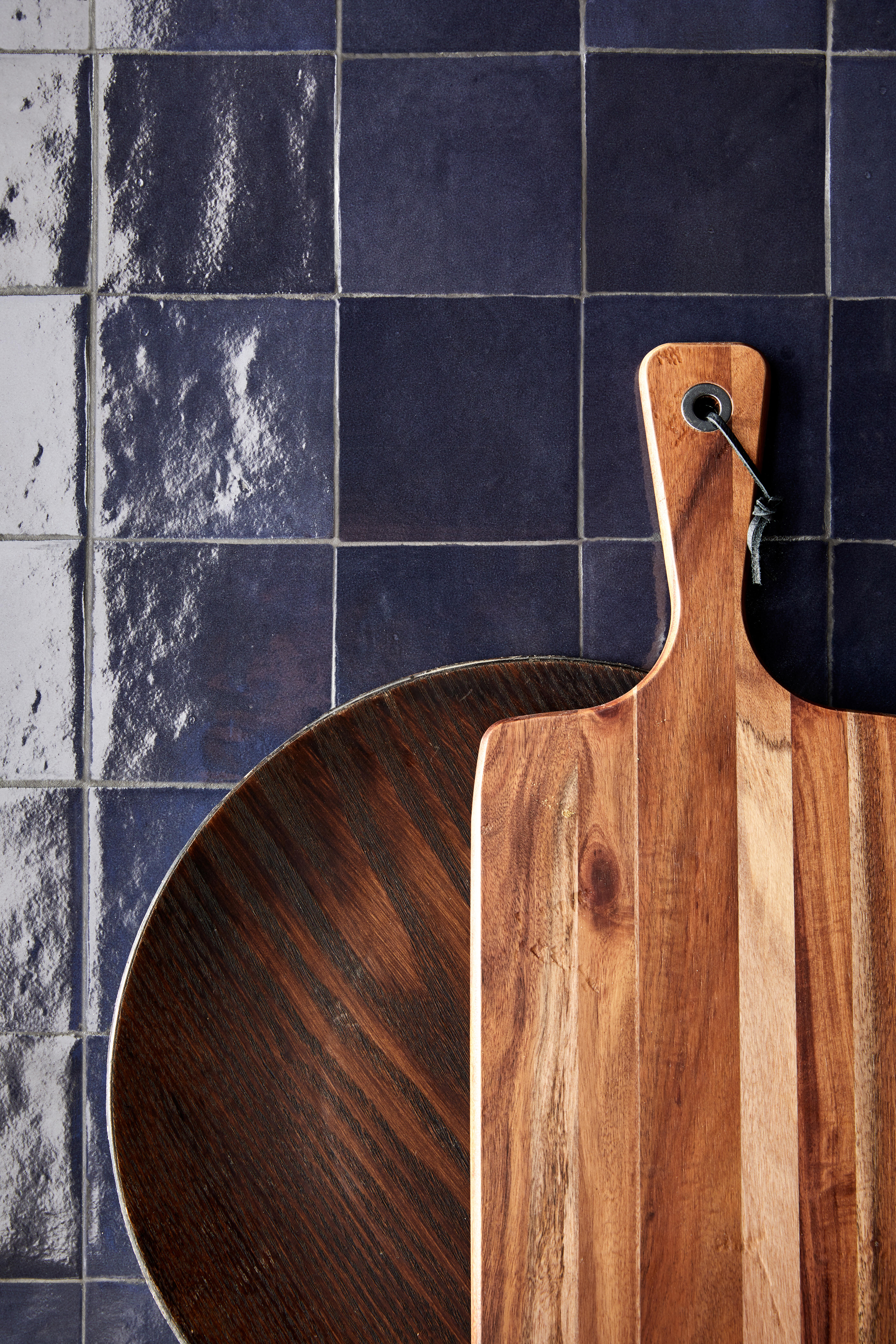 Carrelage mur intérieur effet zellige bleu marine Zellie l.10 x L.10 cm - 2