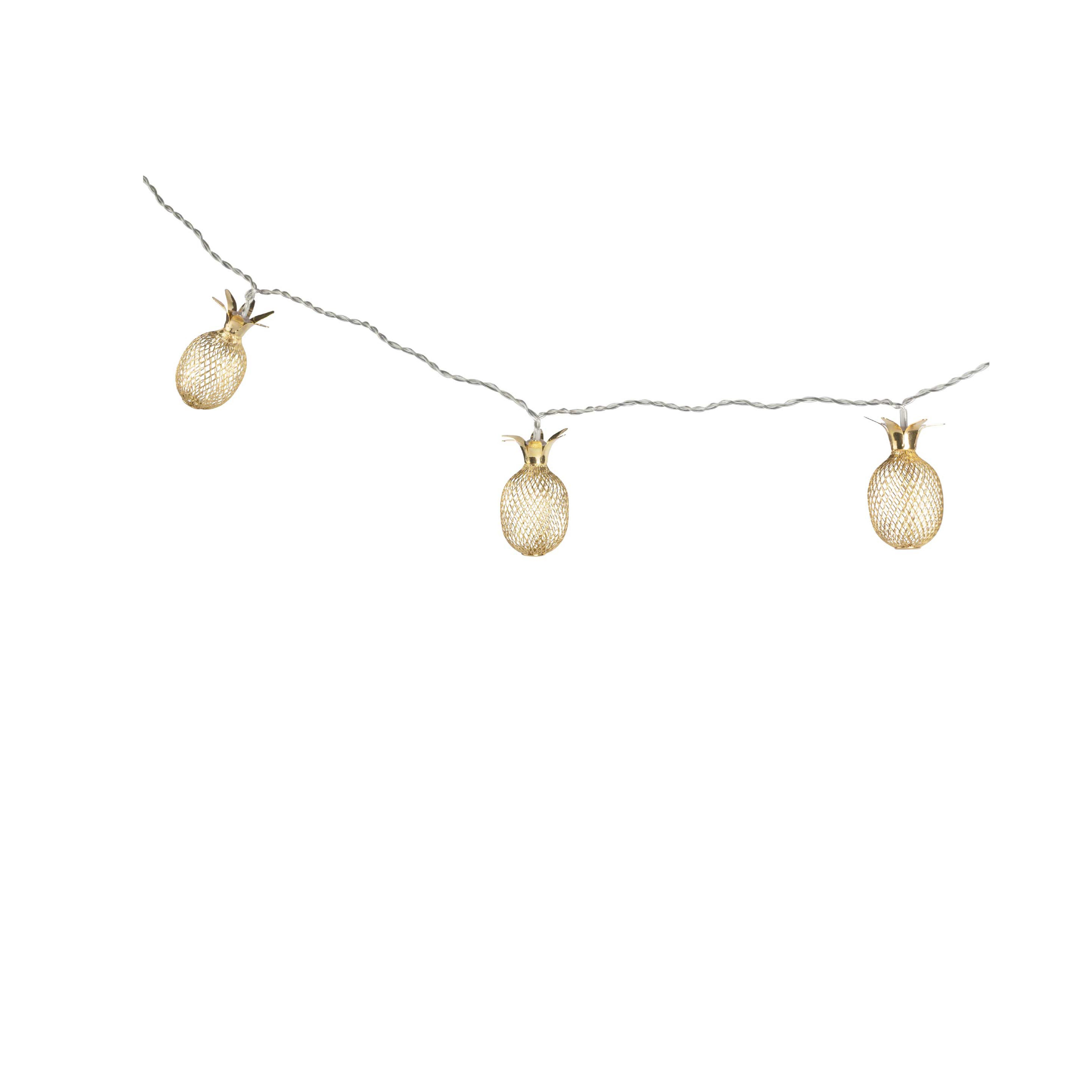 Guirlande Module LED 10 ampoules blanc 9 Lumen Ananas - 2