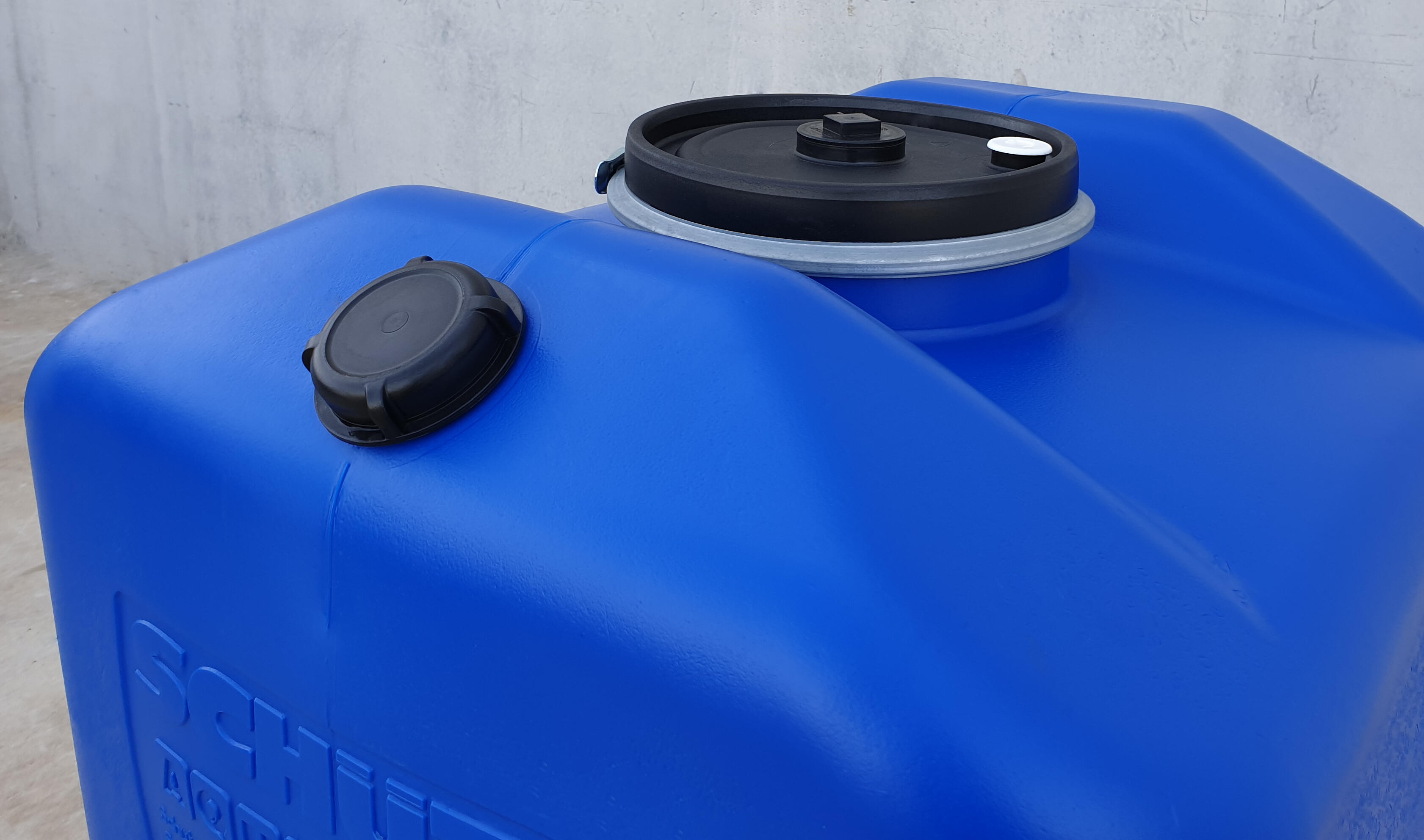 Récupérateur d'eau Aquablock SCHUTZ carré bleu , 1000 l - 5