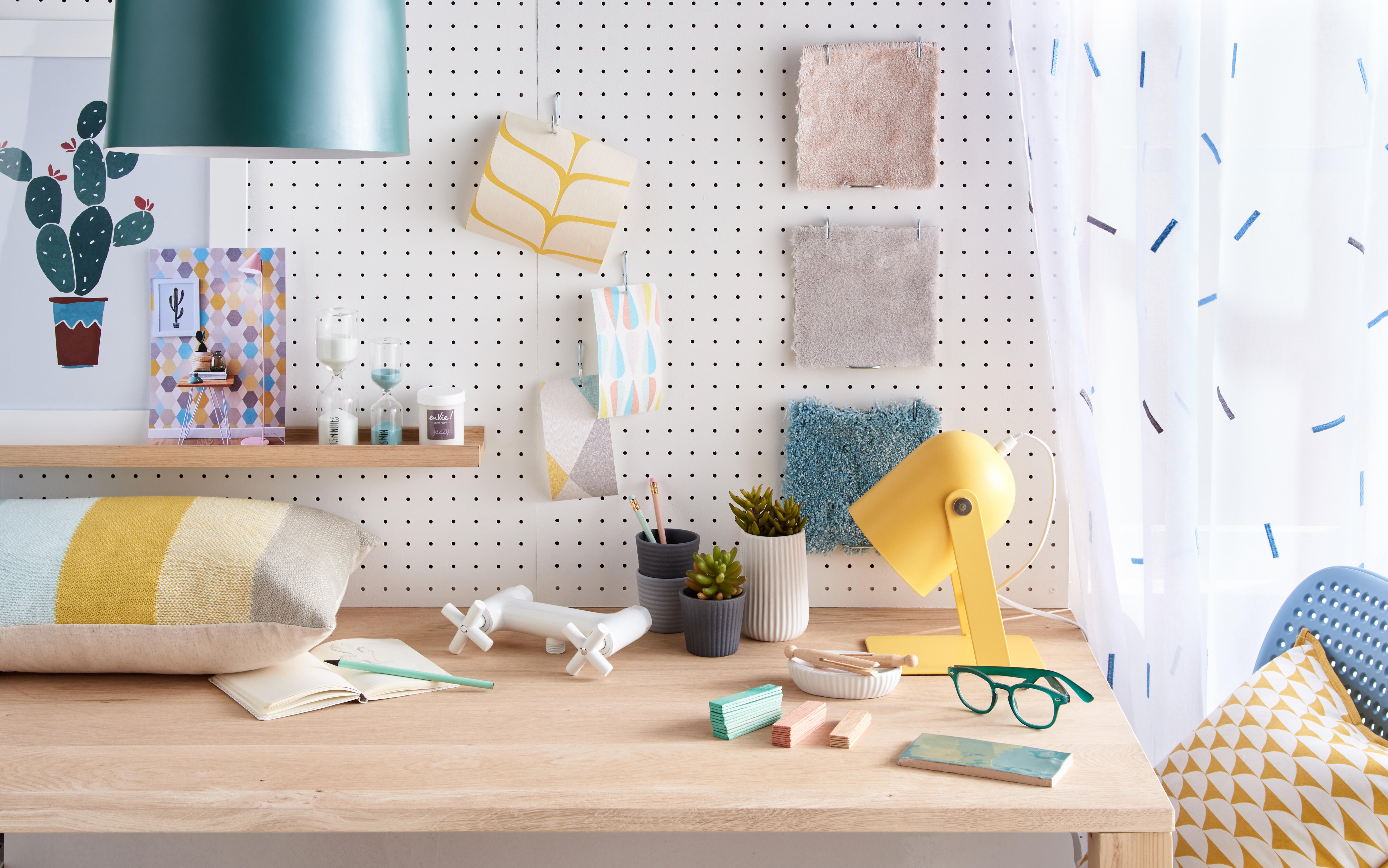 Painel perfurado 90X60 MADEIRA - 8