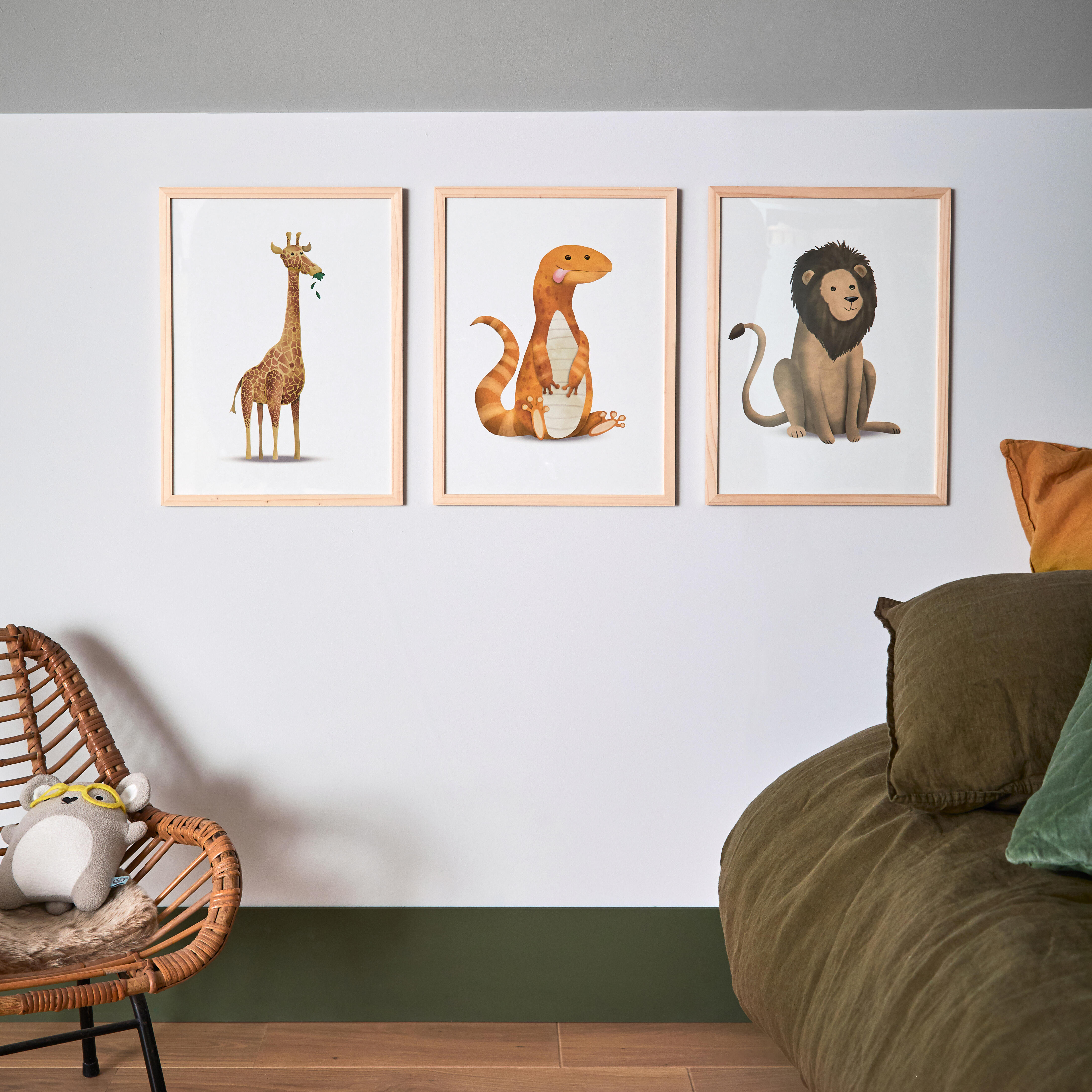 Moldura 3X40 cm madeira natural Inspire - 8